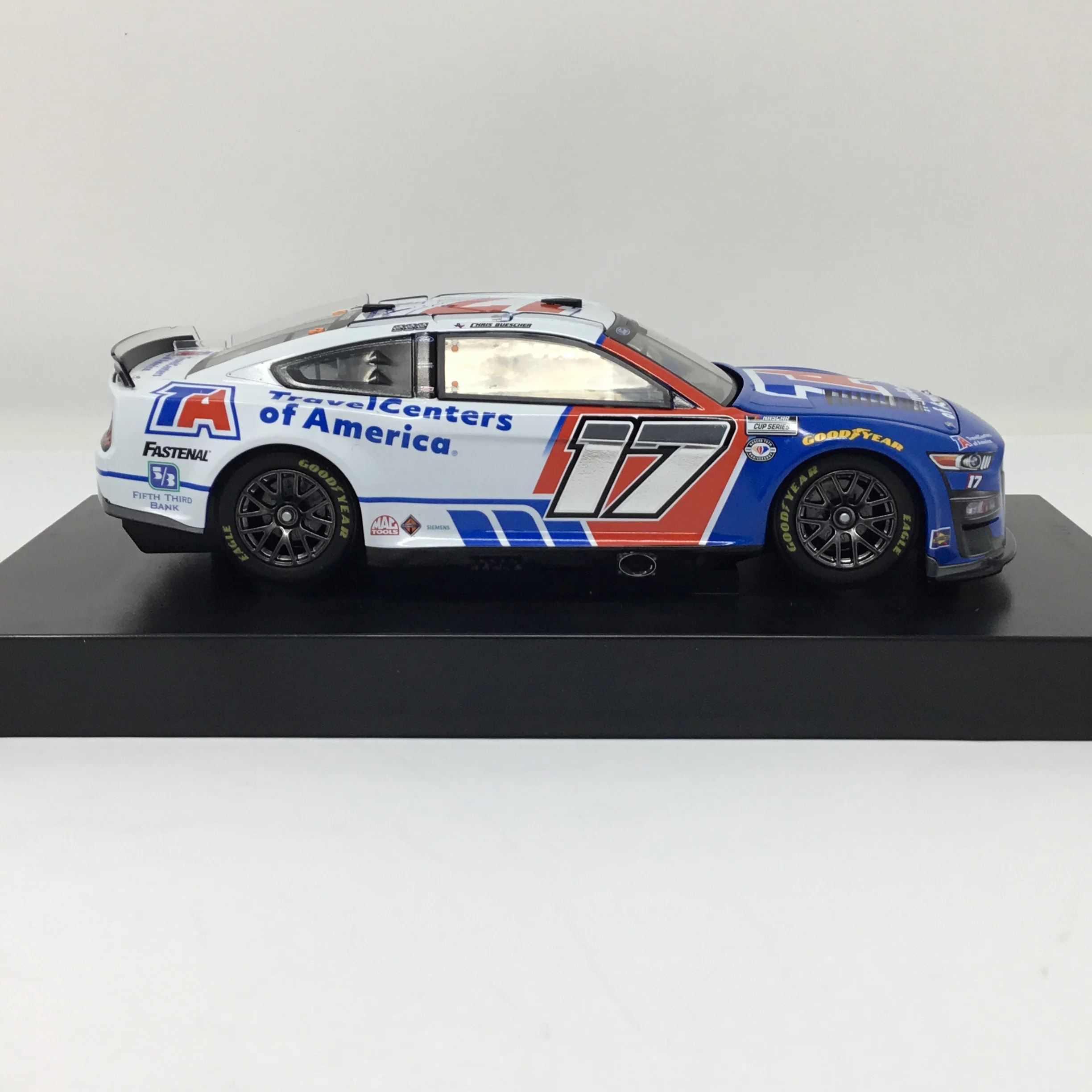 Chris Buescher 2023 Travel Centers of America Foil Number 1:24 Diecast - Image 4