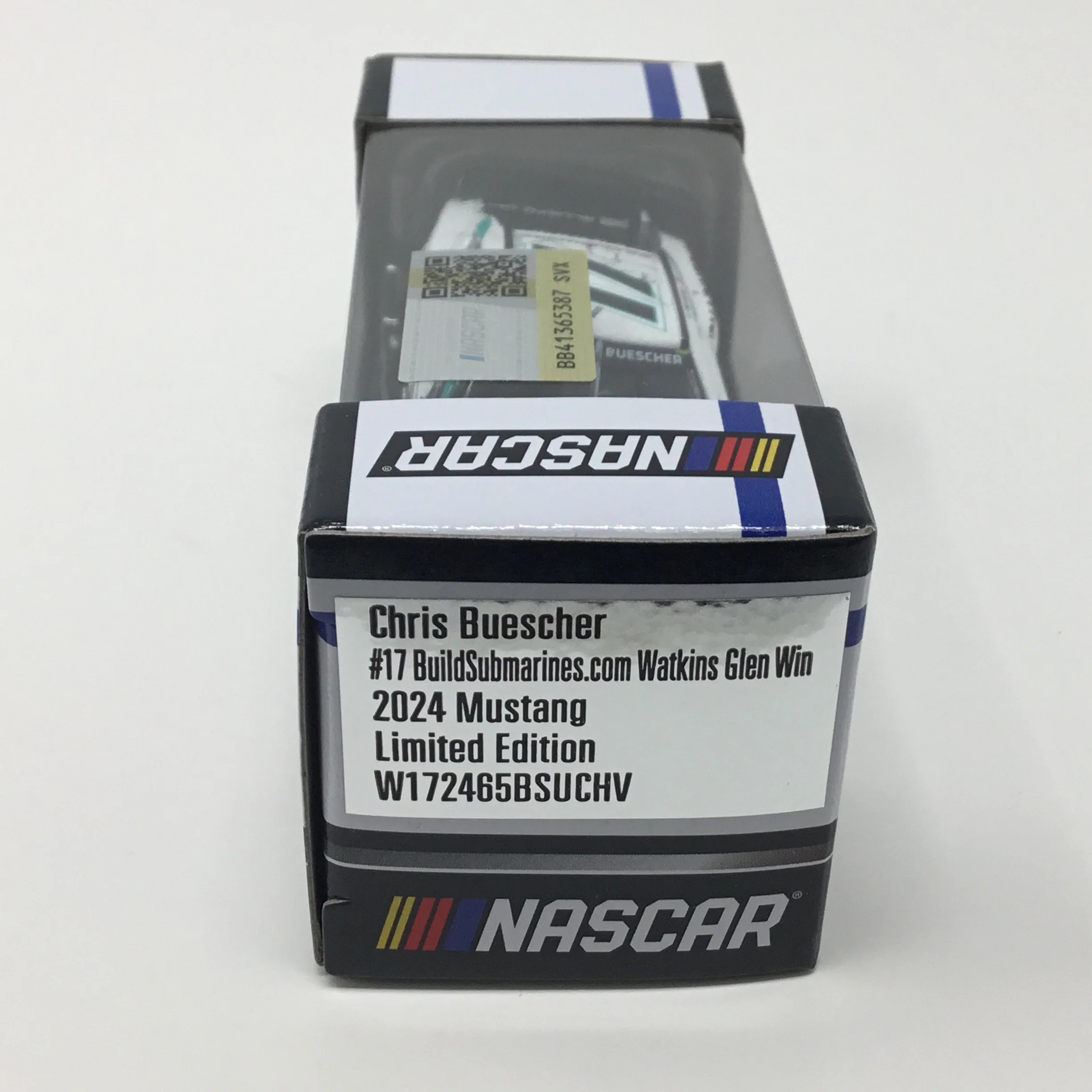 Chris Buescher 2024 Buildsubmarines.com Watkins Glen Race Win Foil Number 1:64 Diecast - Image 3