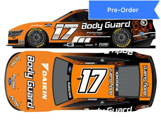 Chris Buescher 2025 Body Guard Mexico Foil Number 1:24 Diecast *PREORDER*