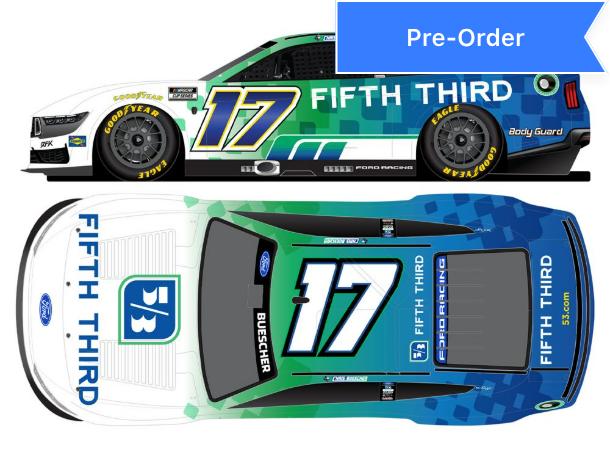 Chris Buescher 2026 Fifth Third Foil Number 1:64 Diecast *PREORDER*