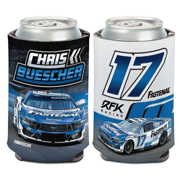 Chris Buescher Fastenal Can Cooler 12 oz.