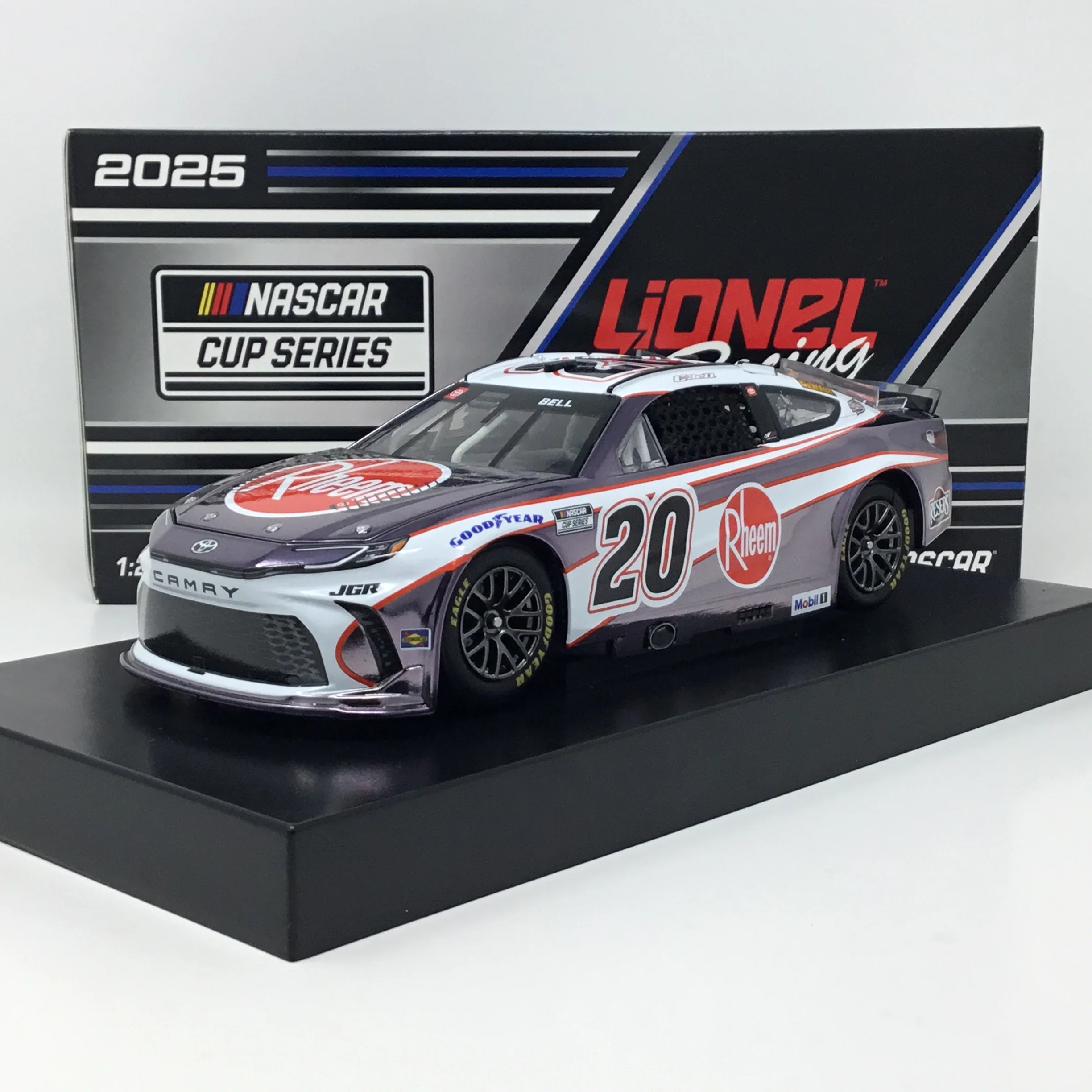 Christopher Bell 2025 Rheem 1:24 Color Chrome Diecast