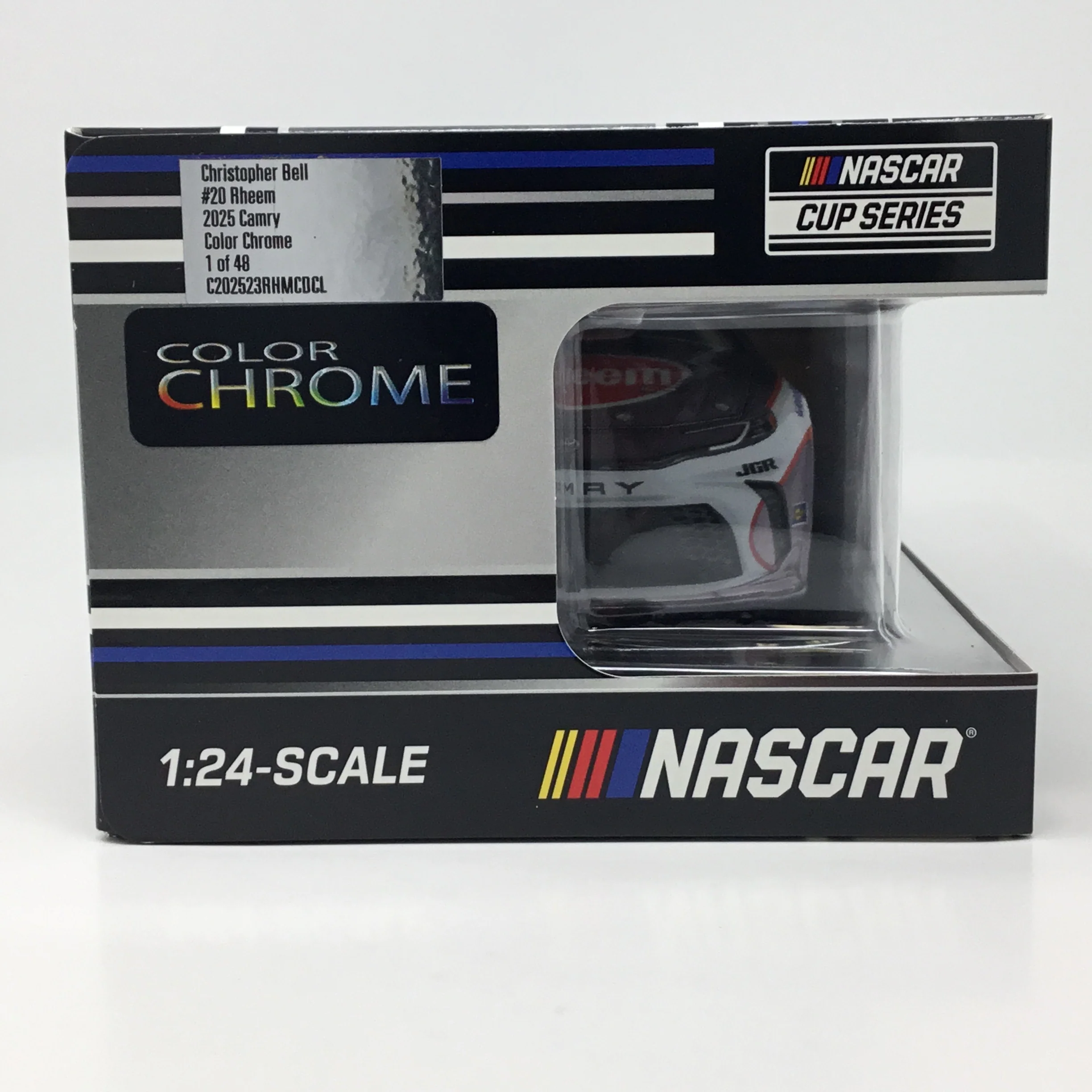 Christopher Bell 2025 Rheem 1:24 Color Chrome Diecast - Image 6