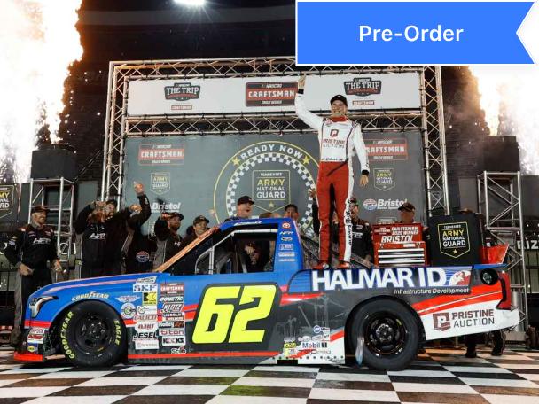 Christopher Bell 2026 Halmar Bristol Race Win 1:24 Diecast *PREORDER*