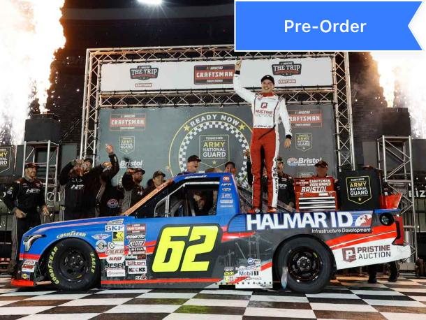 Christopher Bell 2026 Halmar Bristol Race Win 1:64 Diecast *PREORDER* - Image 2