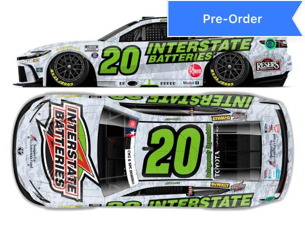 Christopher Bell 2026 Interstate Batteries Salutes 1:64 Diecast *PREORDER*