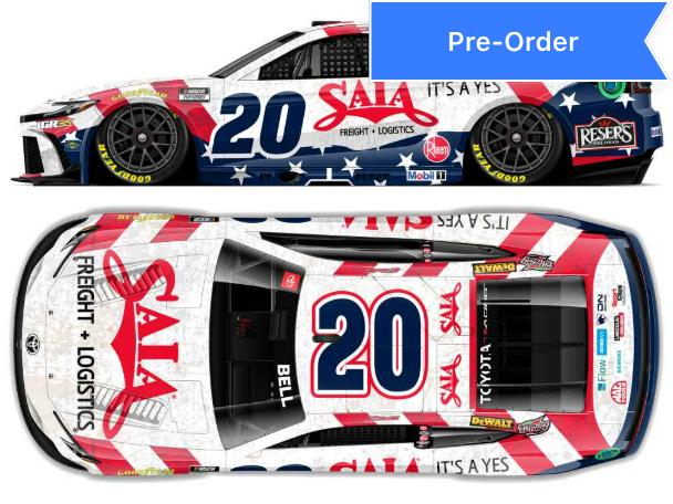 Christopher Bell 2026 SAIA LTL Patriotic 1:64 Diecast *PREORDER*