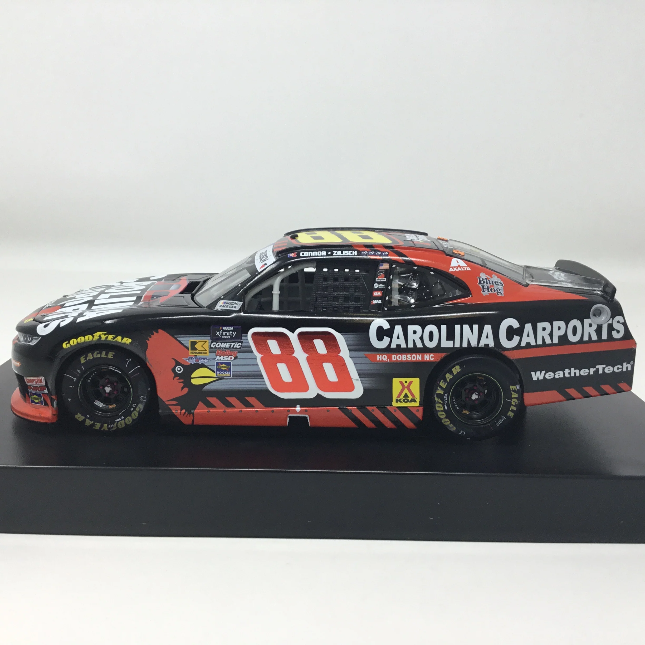 Connor Zilisch 2025 Carolina Carports Dover Race Win Autographed 1:24 Diecast - Image 2