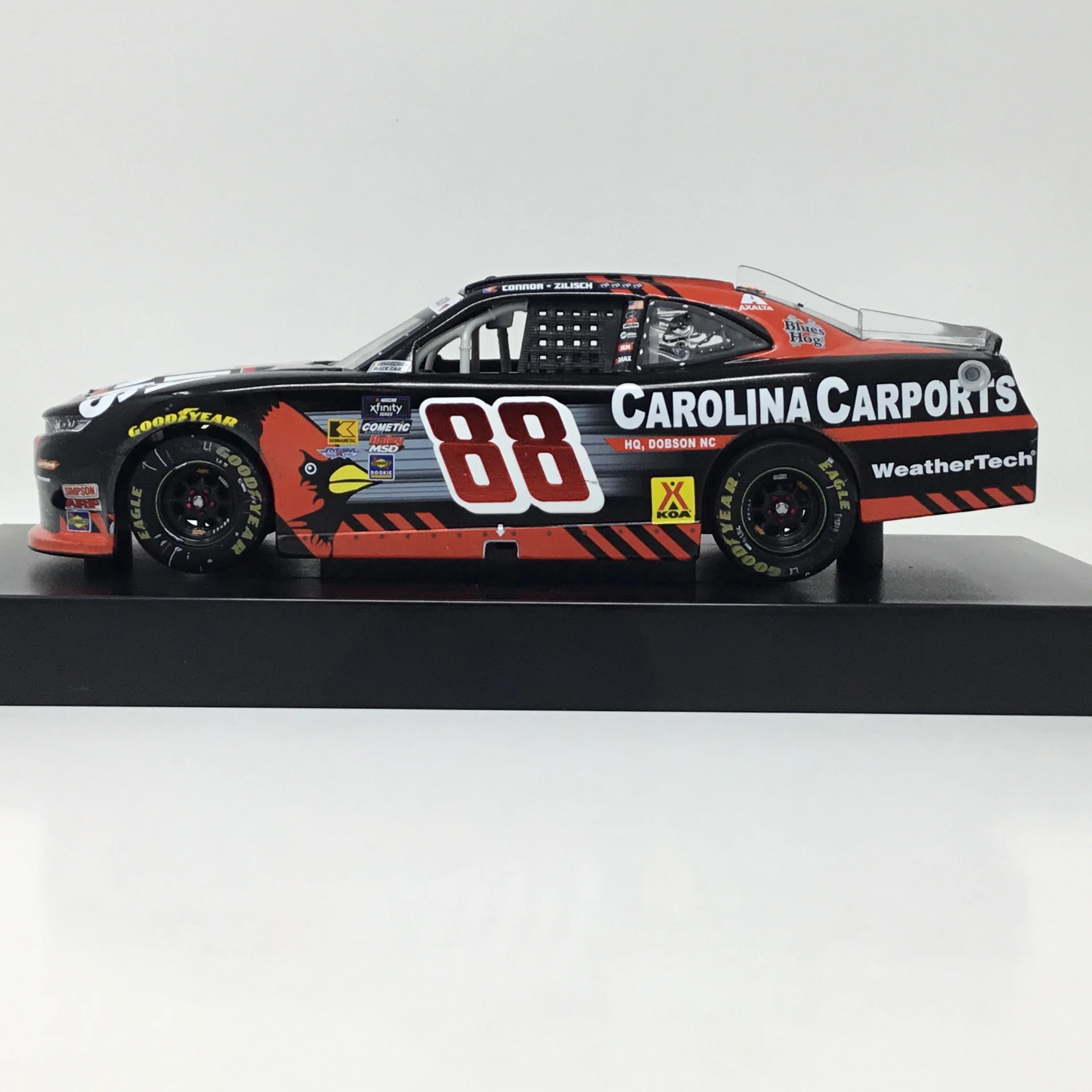 Connor Zilisch 2025 Carolina Carports Dover Race Win Foil Number 1:24 Diecast - Image 2