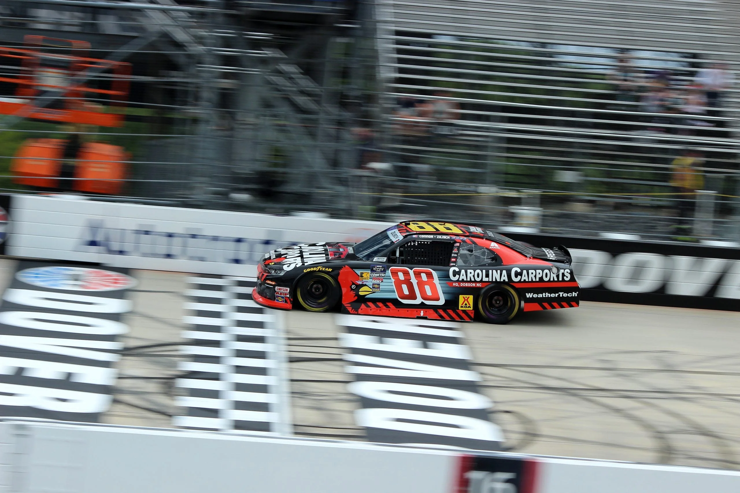 Connor Zilisch 2025 Carolina Carports Dover Race Win Foil Number 1:64 Diecast - Image 4
