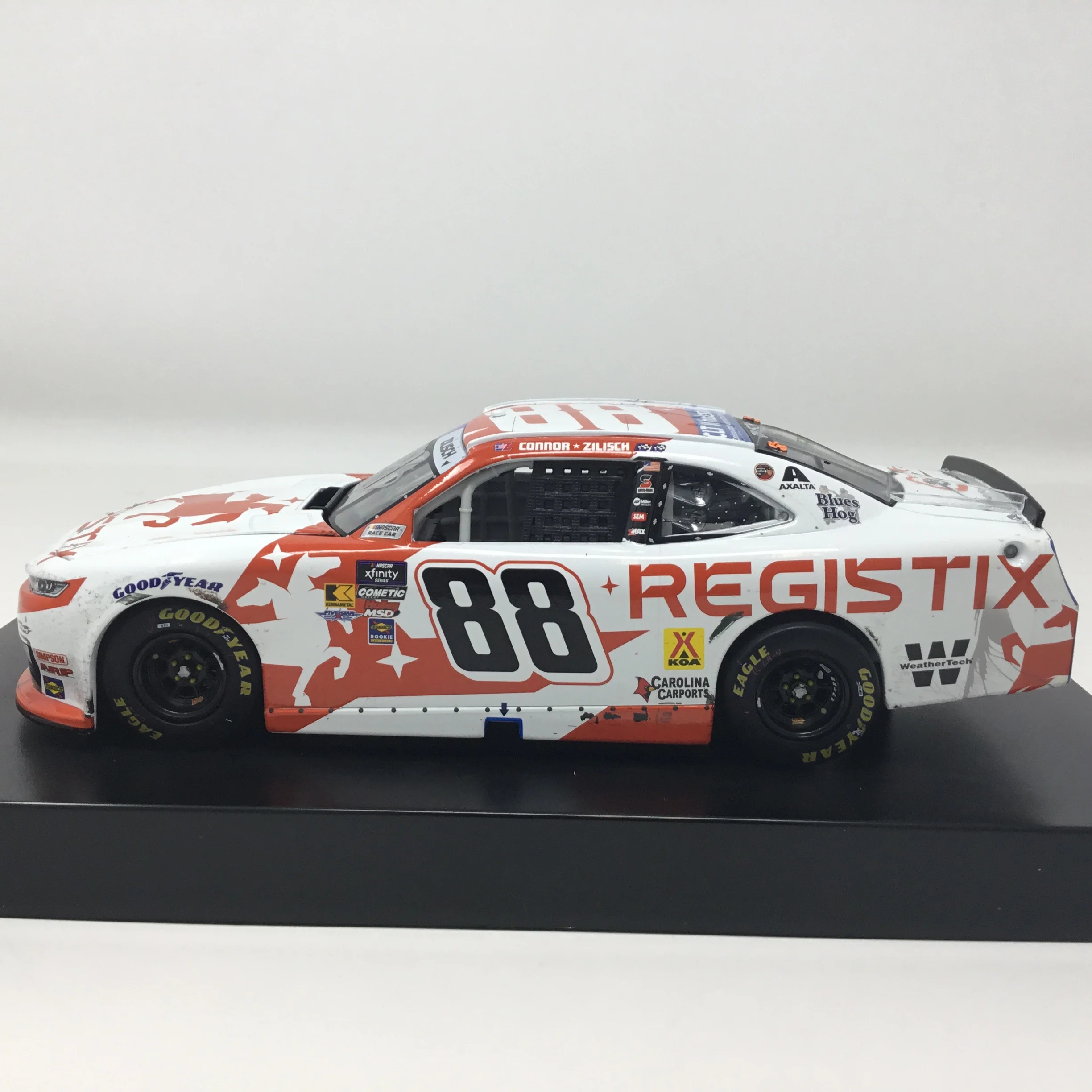 Connor Zilisch 2025 Registix Pocono Race Win Autographed 1:24 Diecast - Image 2