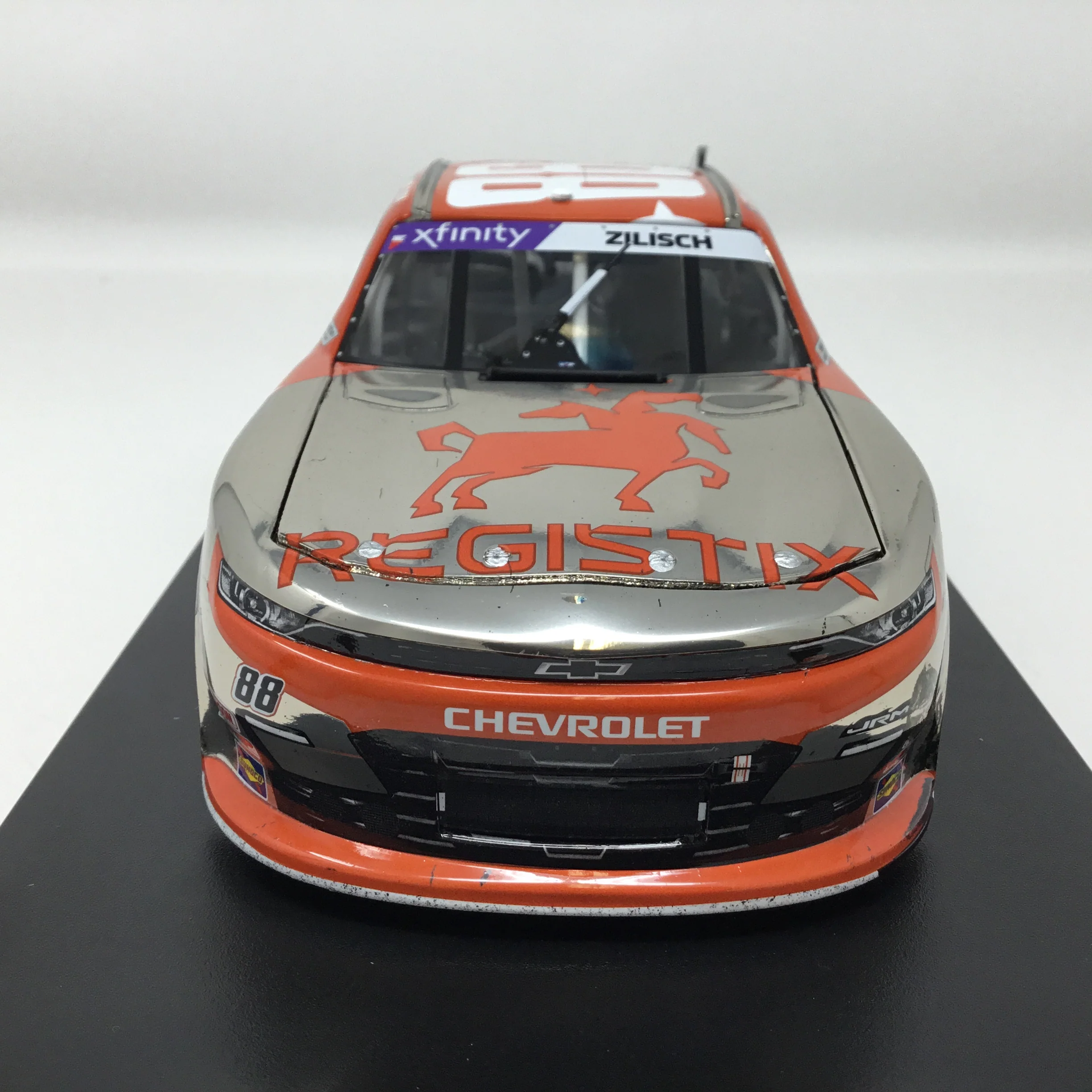 Connor Zilisch 2025 Registix Watkins Glen Race Win Foil Number Color Chrome 1:24 Diecast - Image 3