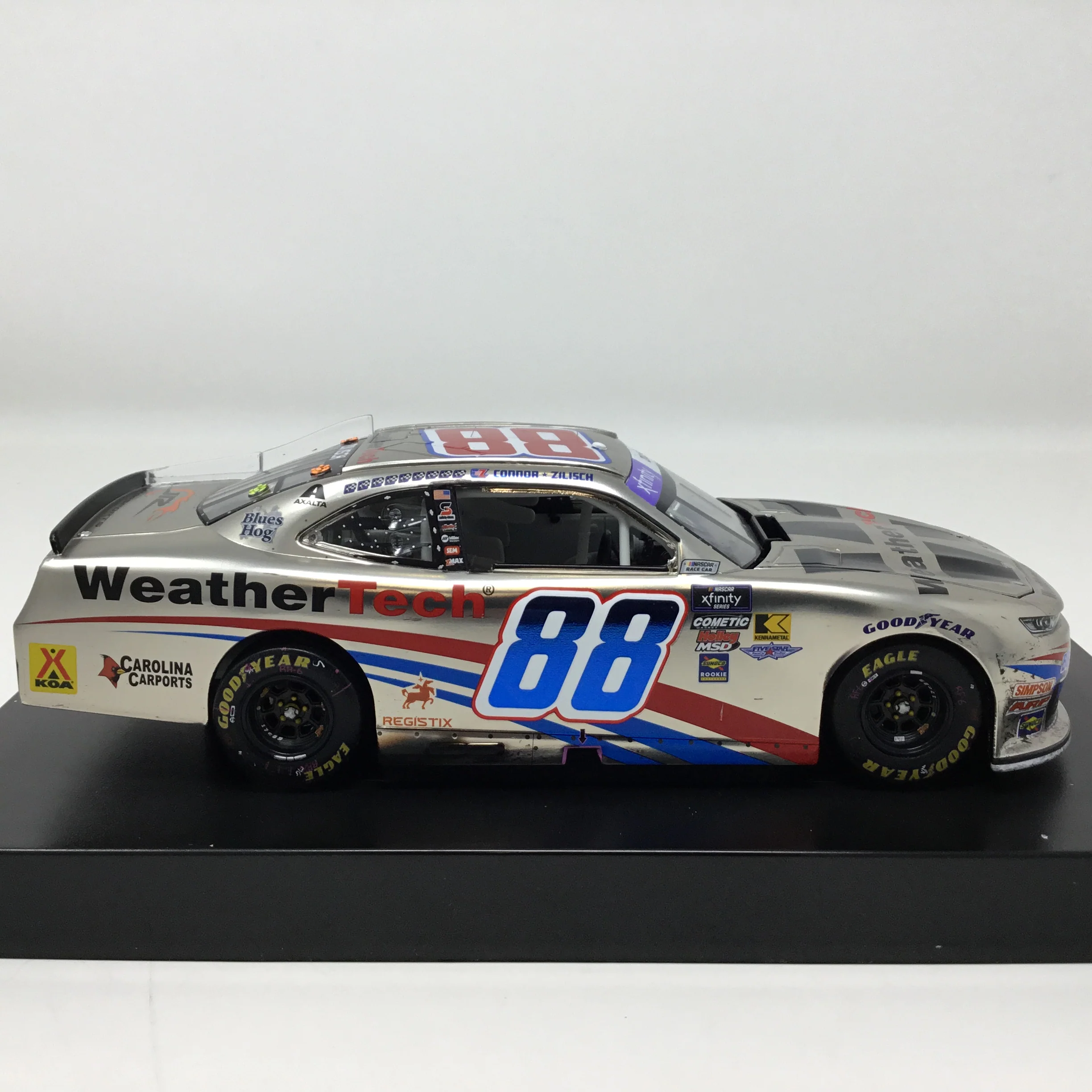 Connor Zilisch 2025 Weathertech Gateway Race Win Foil Number Color Chrome Race Win 1:24 Diecast - Image 4