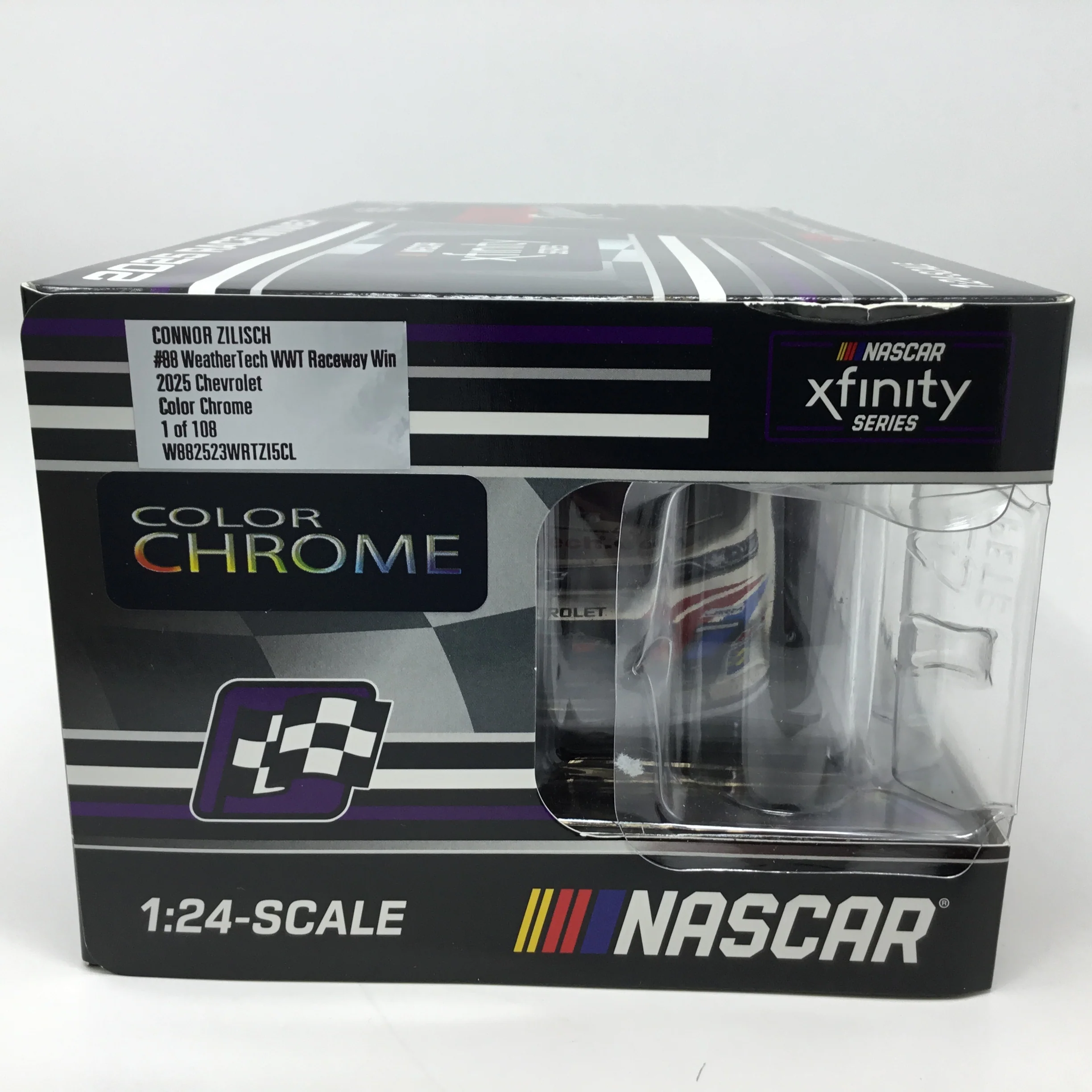 Connor Zilisch 2025 Weathertech Gateway Race Win Foil Number Color Chrome Race Win 1:24 Diecast - Image 6
