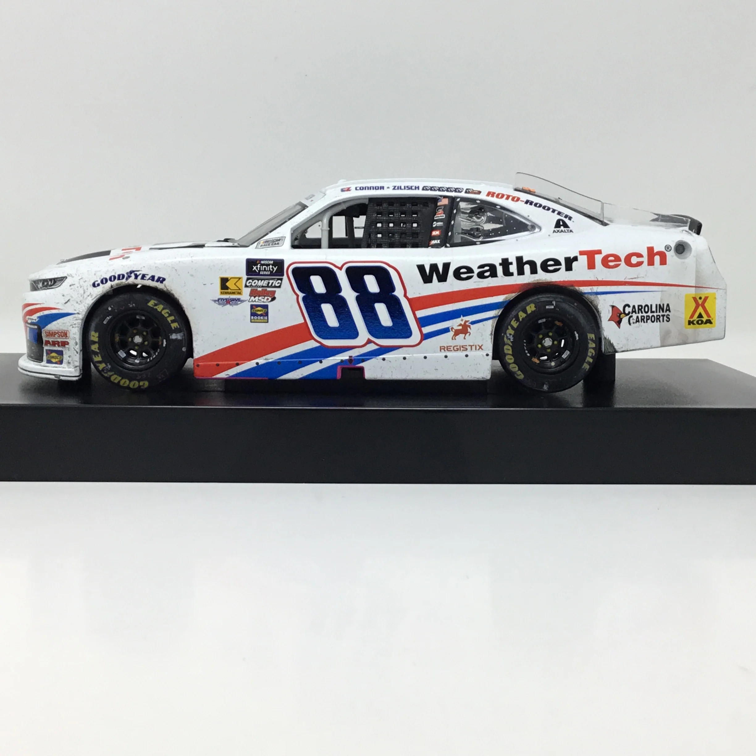 Connor Zilisch 2025 Weathertech Indianapolis Race Win Autographed 1:24 Diecast - Image 2
