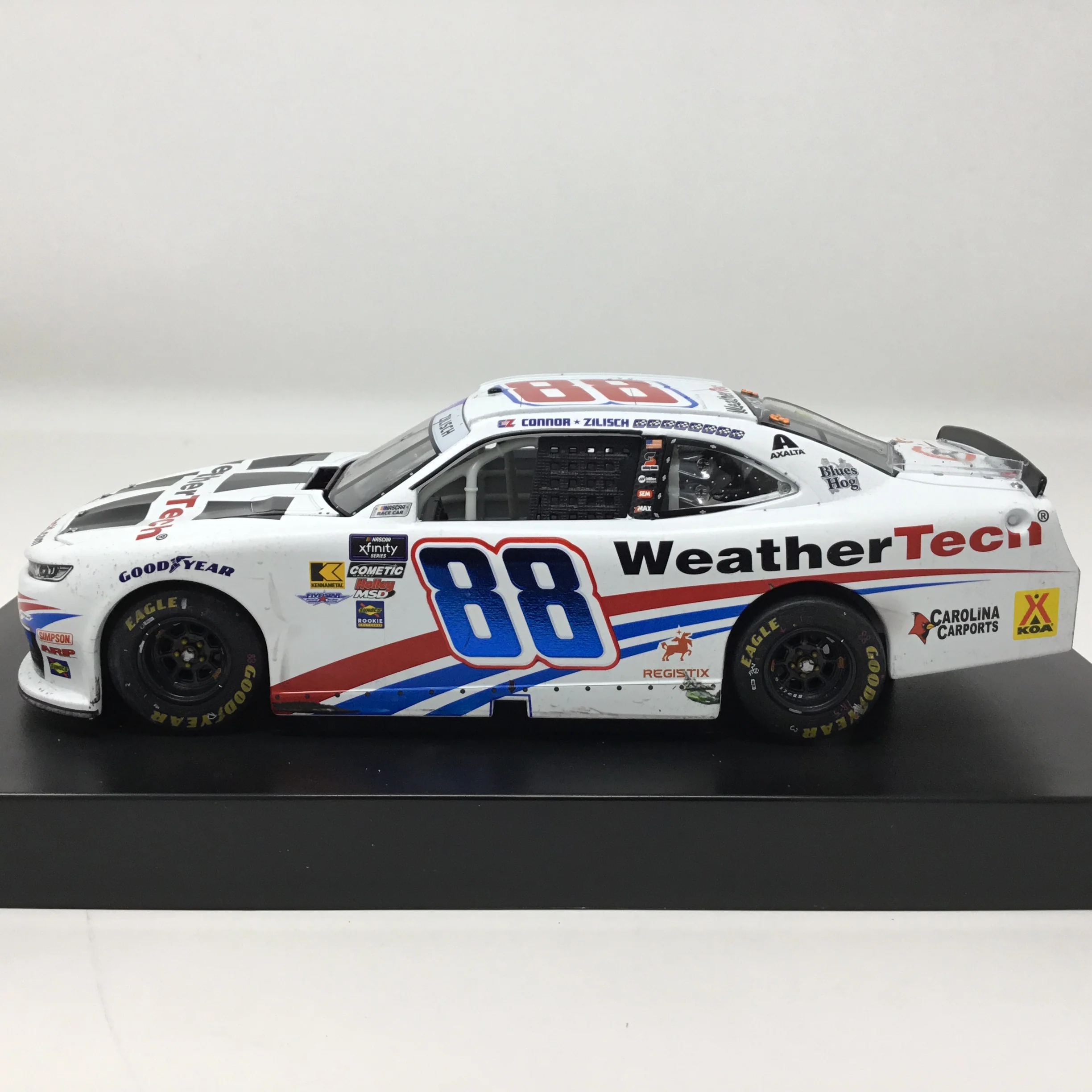 Connor Zilisch 2025 WeatherTech Portland Race Win Foil Number 1:24 Diecast - Image 3