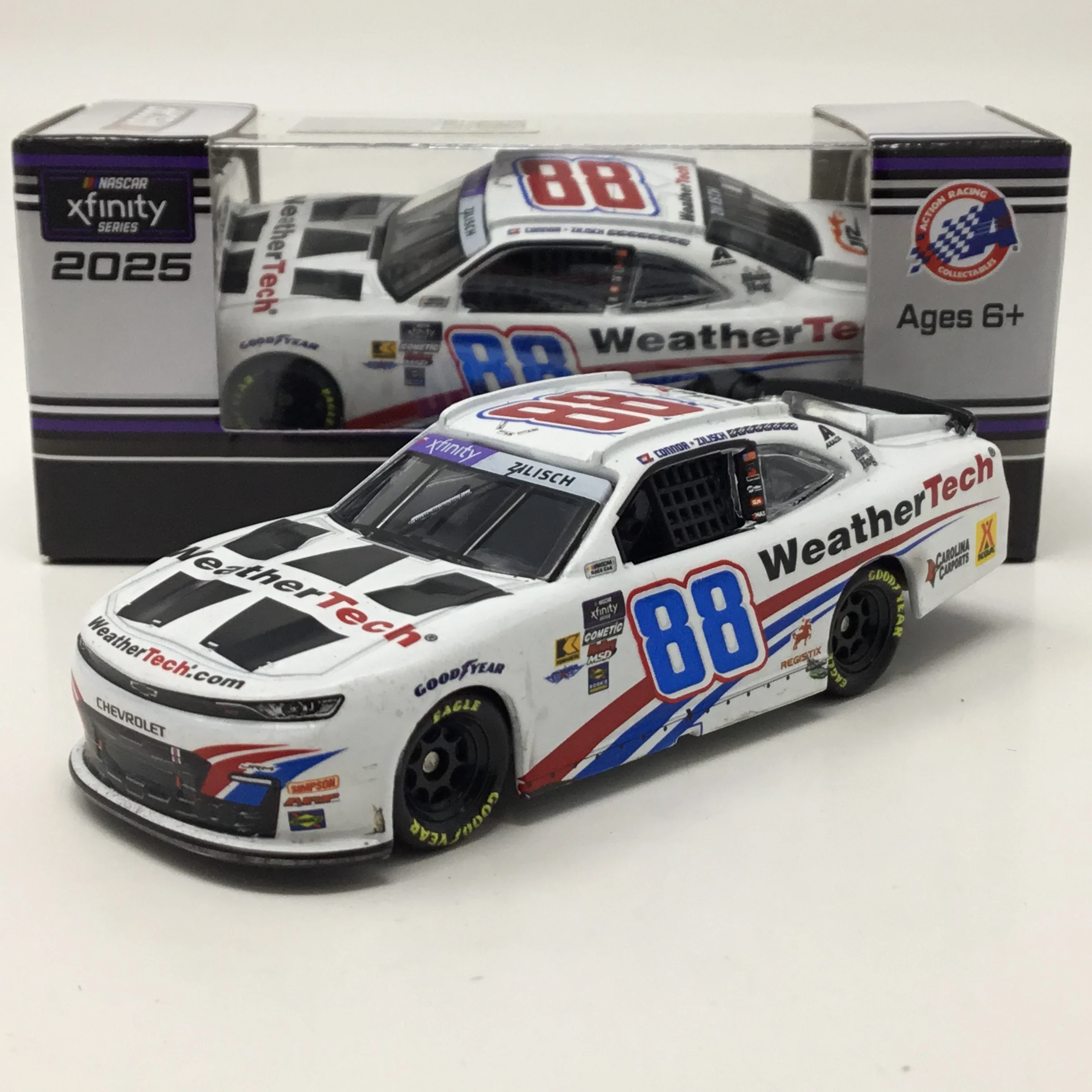 Connor Zilisch 2025 WeatherTech Portland Race Win Foil Number 1:64 Diecast - Image 2