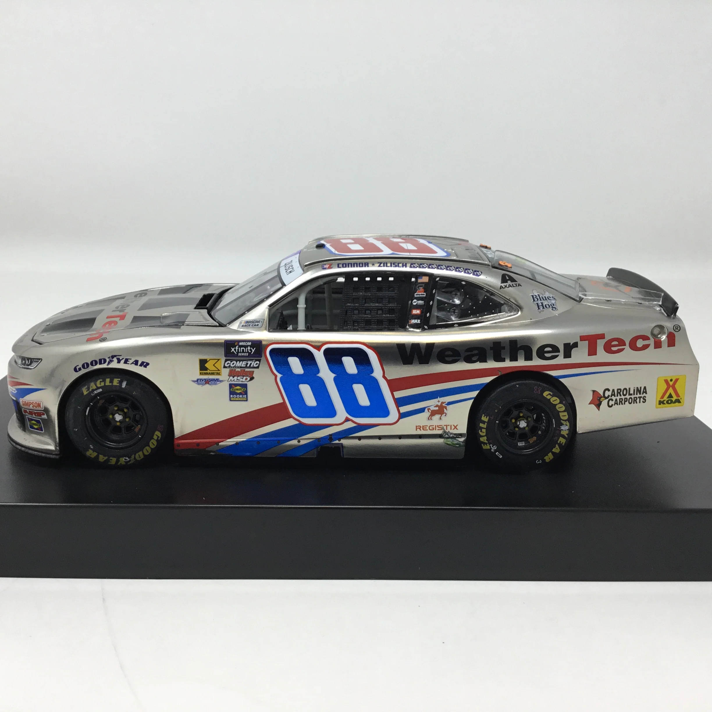Connor Zilisch 2025 WeatherTech Portland Race Win Foil Number Color Chrome 1:24 Diecast - Image 2