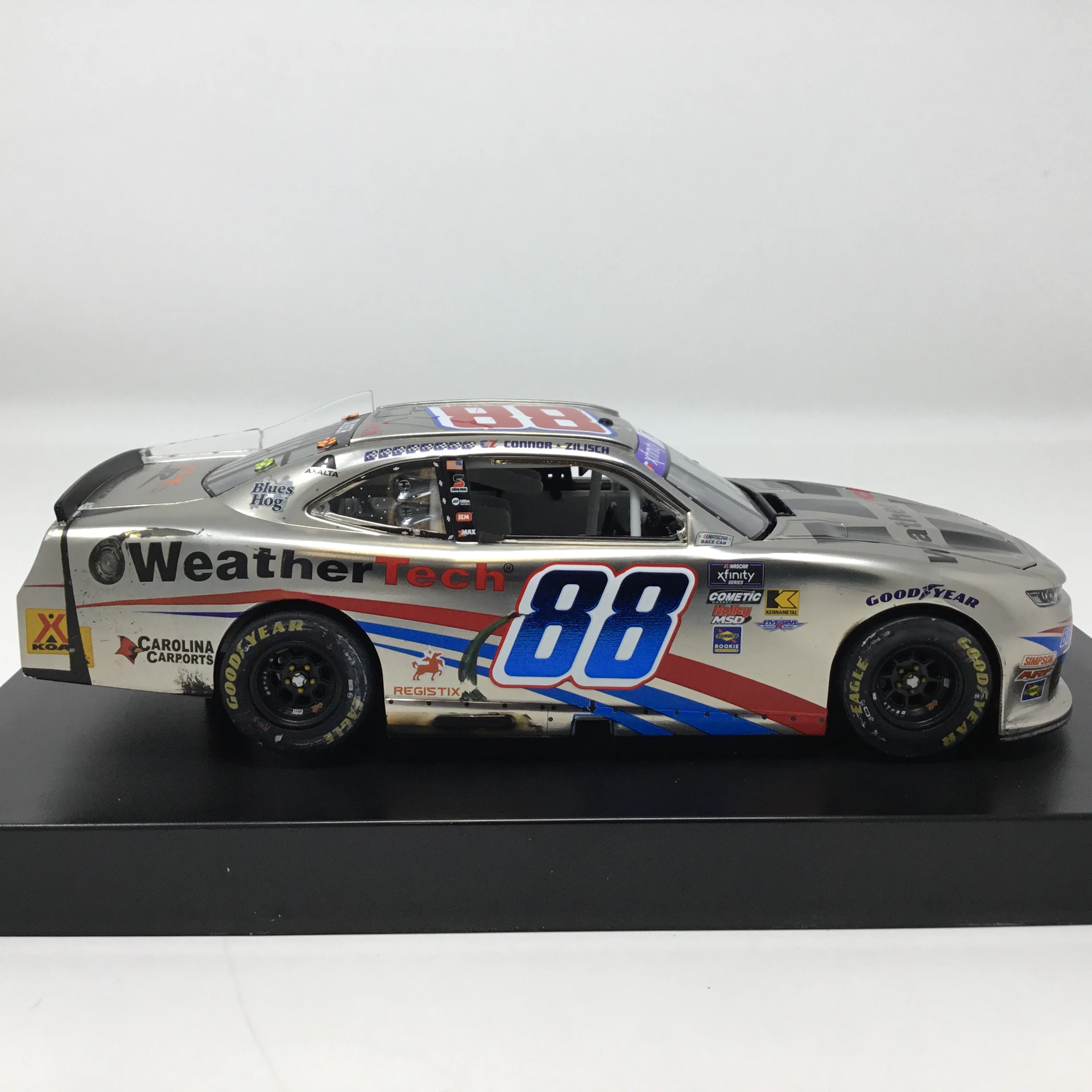 Connor Zilisch 2025 WeatherTech Portland Race Win Foil Number Color Chrome 1:24 Diecast - Image 4