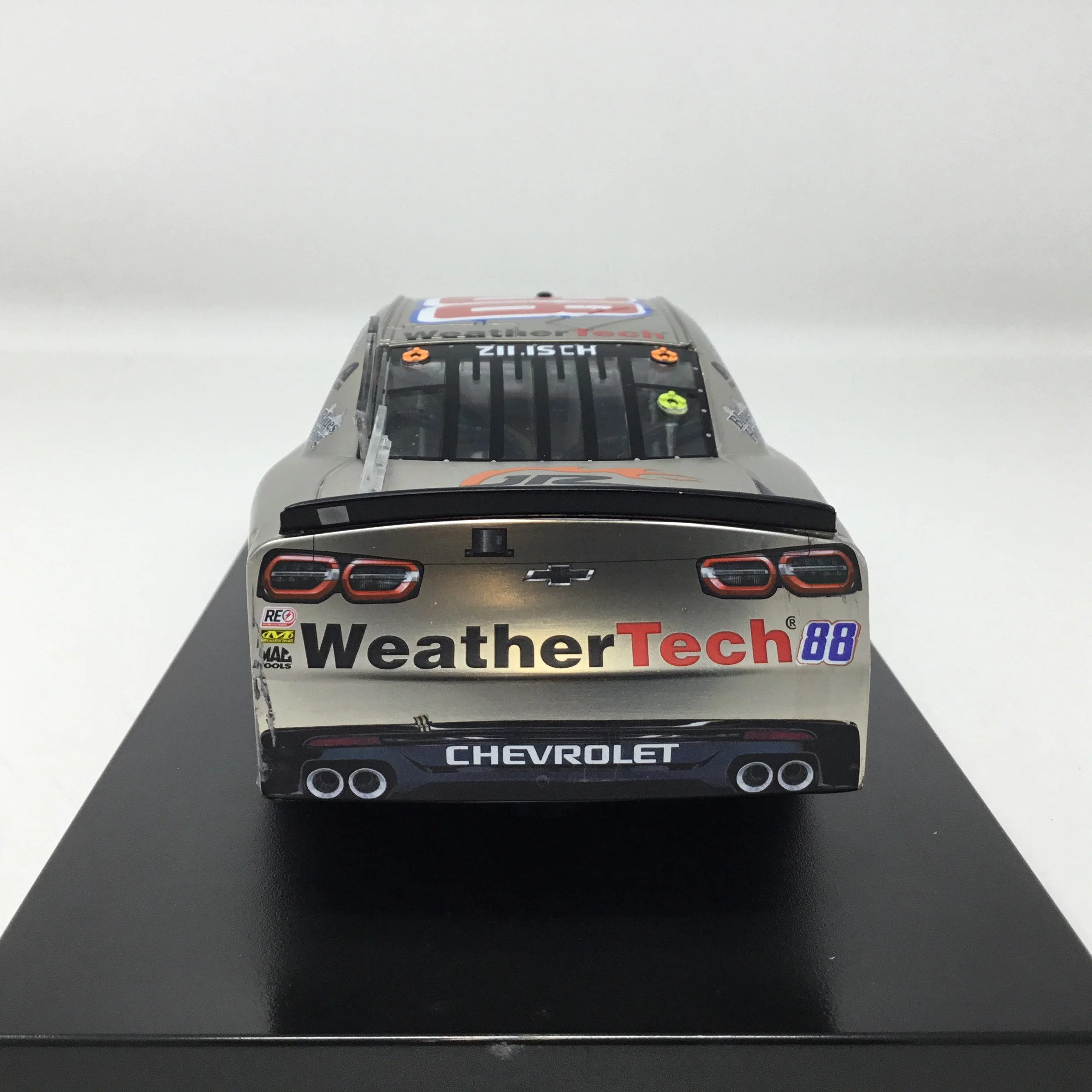 Connor Zilisch 2025 WeatherTech Portland Race Win Foil Number Color Chrome 1:24 Diecast - Image 5