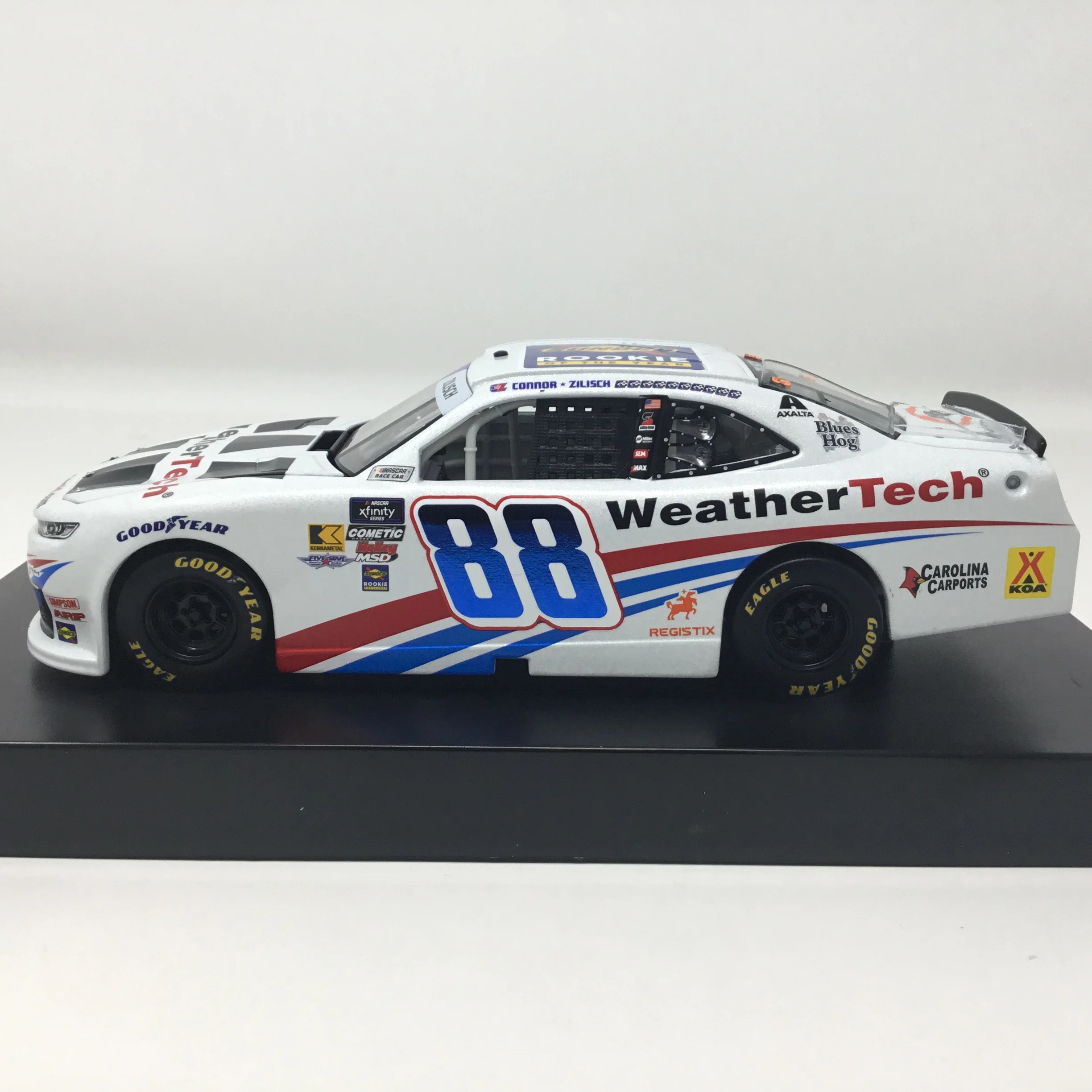 Connor Zilisch 2025 Weathertech Rookie Of The Year Galaxy Color Foil Number 1:24 Diecast - Image 2