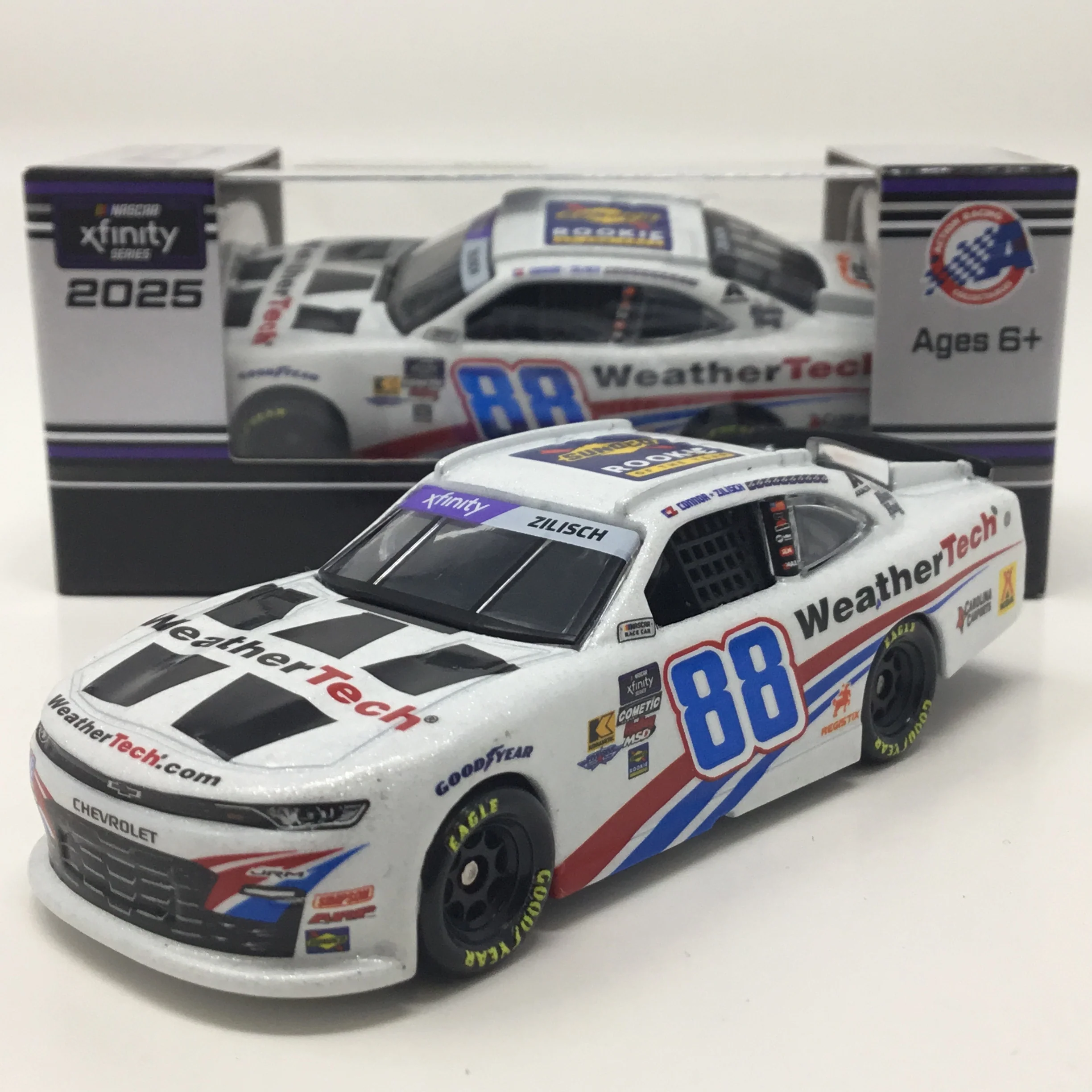 Connor Zilisch 2025 Weathertech Rookie Of The Year Galaxy Color Foil Number 1:64 Diecast