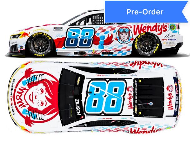 Connor Zilisch 2026 Wendy's Foil Number 1:24 Diecast *PREORDER*