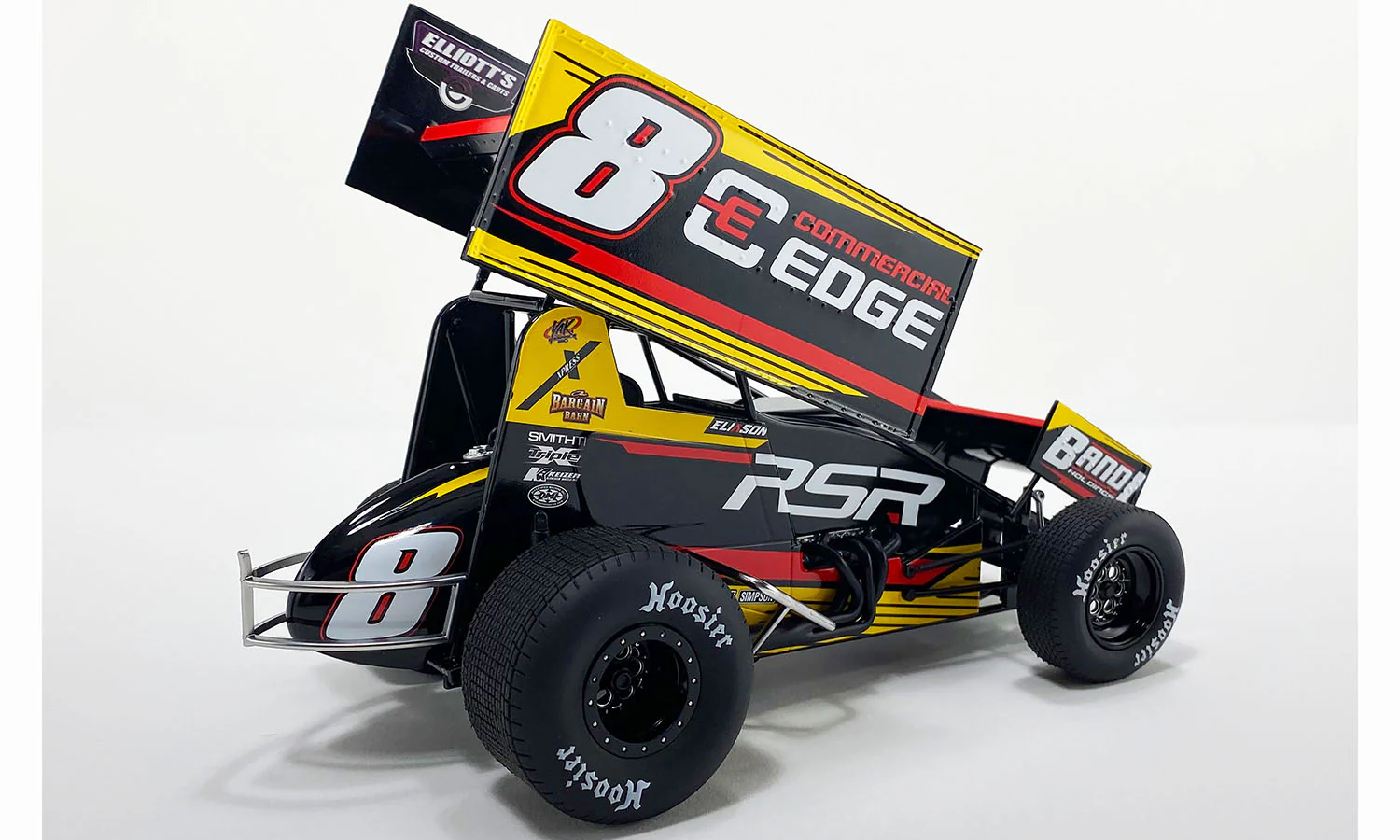 Corey Eliason 2024 Commercial Edge RSR Sprint Car 1:18 Diecast - Image 2
