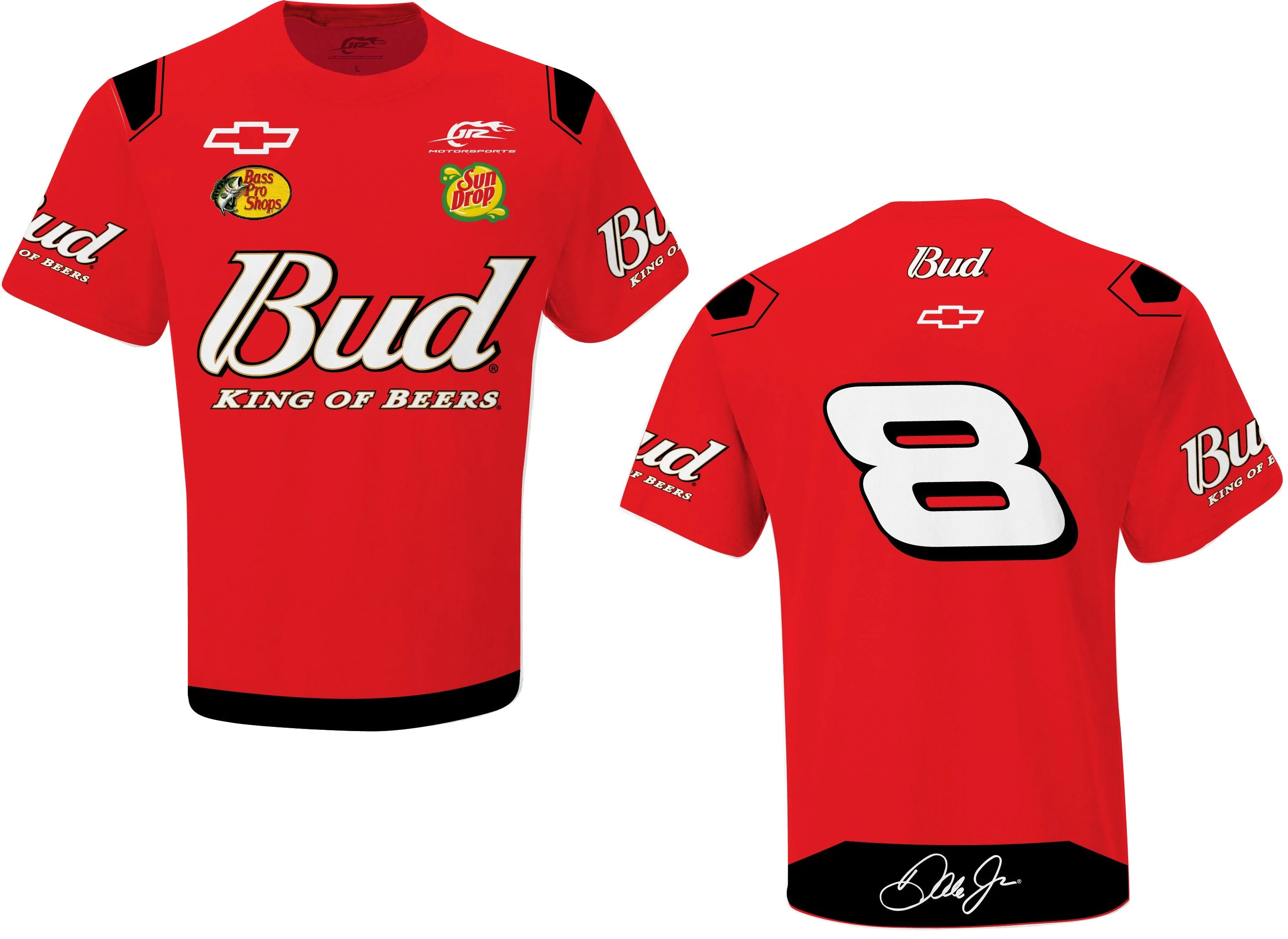 Dale Earnhardt Jr. 2024 Budweiser Adult Uniform Tee