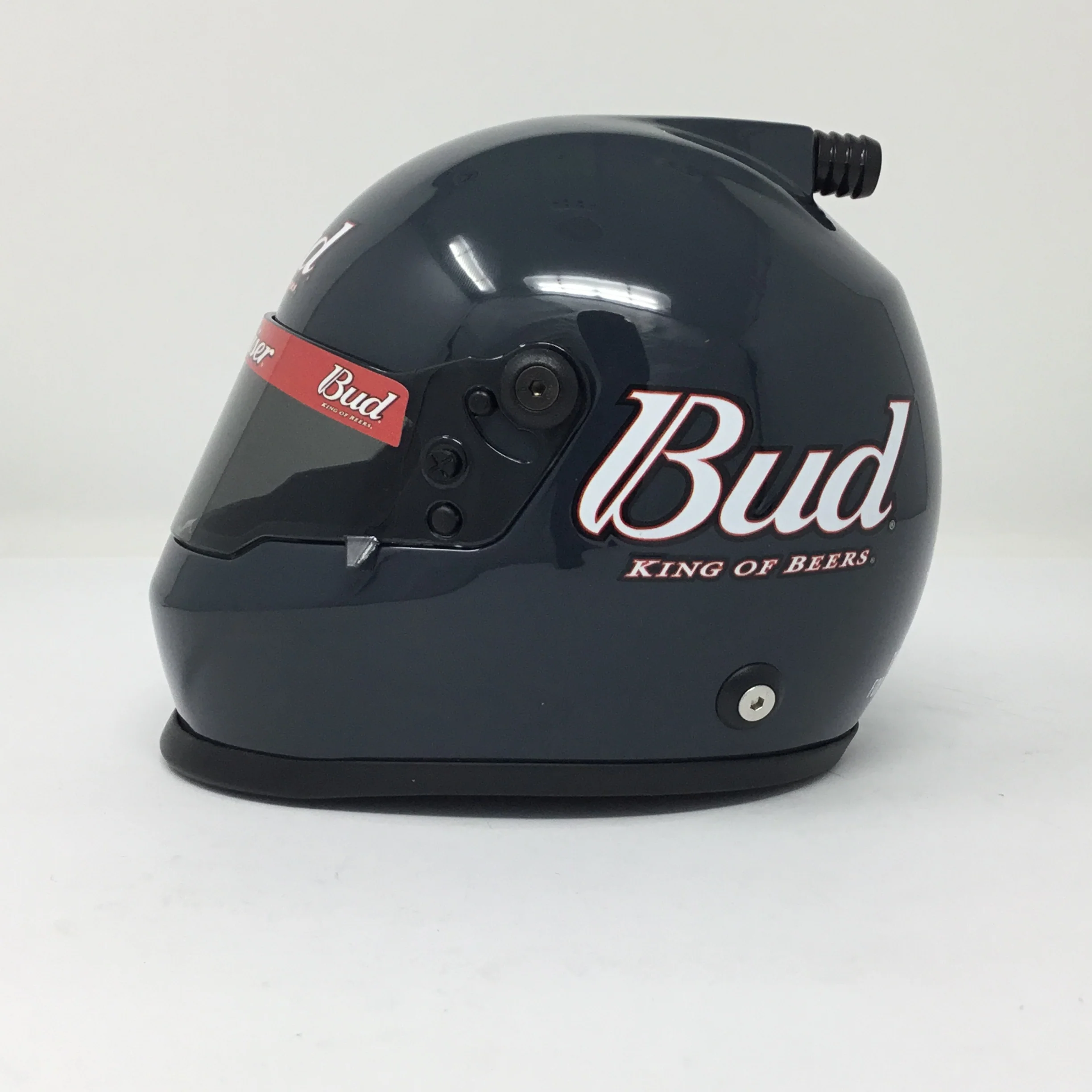 Dale Earnhardt Jr. 2024 Budweiser Late Model Mini 1:2 Scale Helmet - Image 2