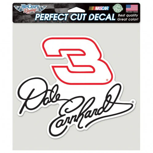 Dale Earnhardt Perfect Cut Color Decal 4" x 4"