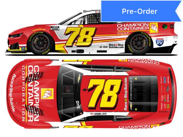 Daniel Dye 2026 Champion Container 1:64 Diecast *PREORDER*