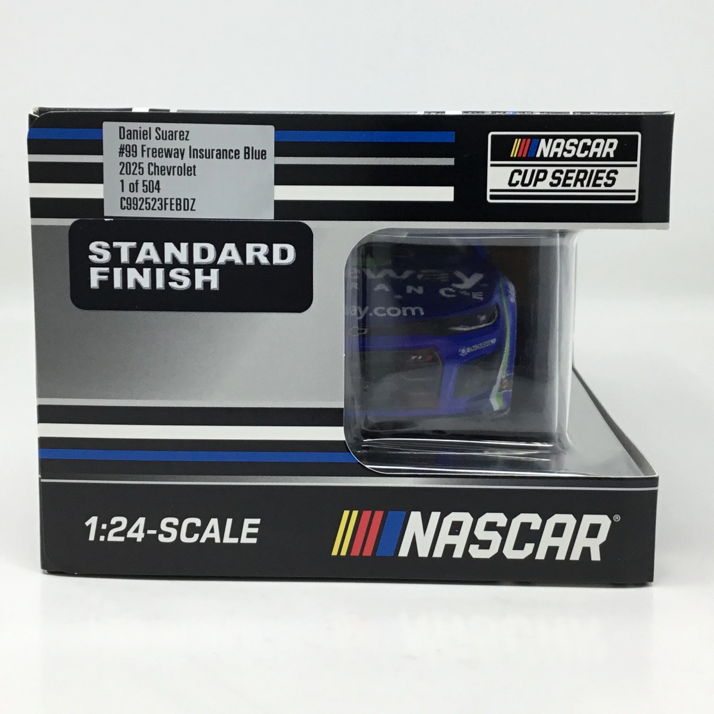 Daniel Suarez 2025 Freeway Insurance Blue Foil Number 1:24 Diecast - Image 6