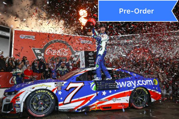 Daniel Suarez 2026 Freeway Insurance Patriotic Coke 600 Race Win 1:64 Diecast *PREORDER* - Image 2