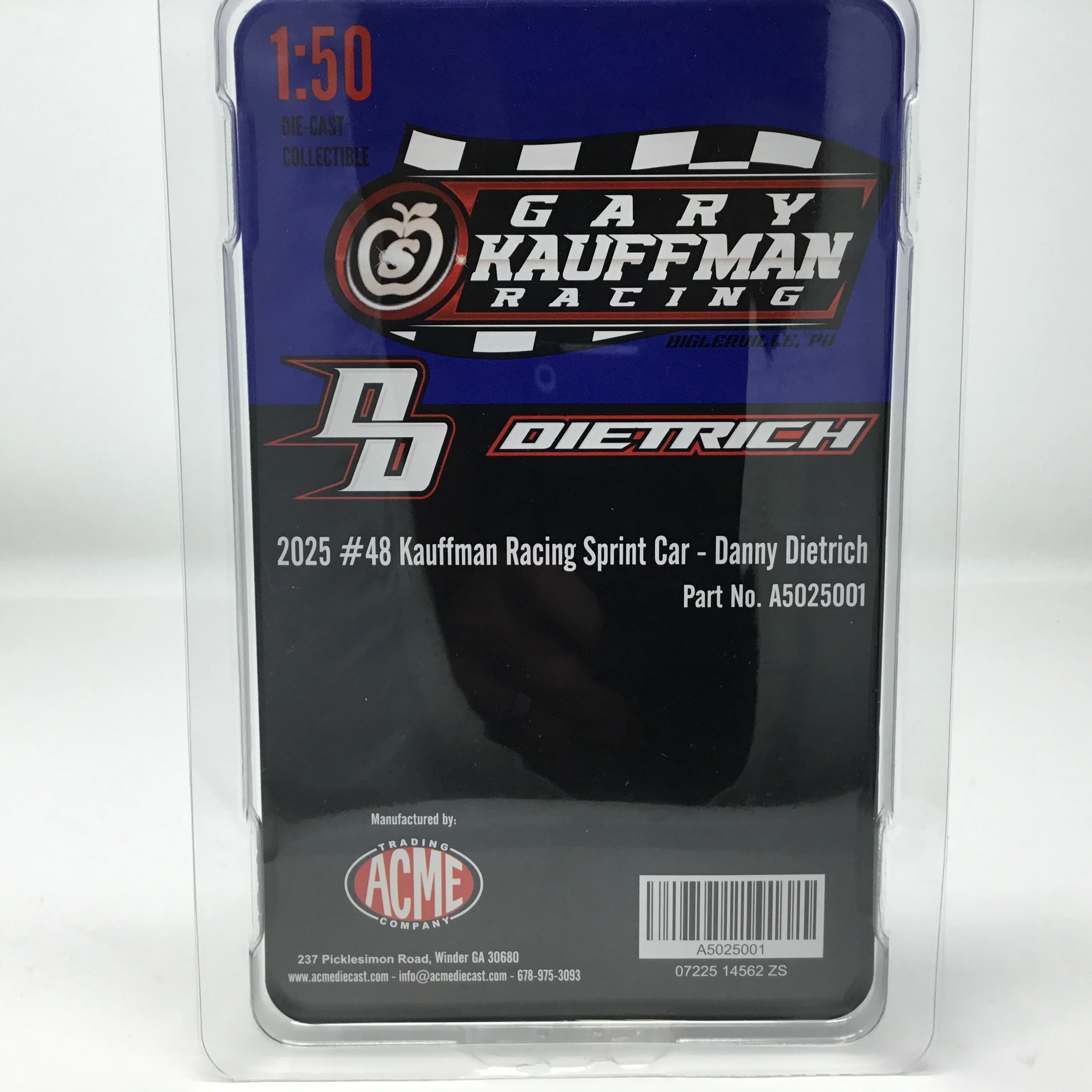 Danny Dietrich 2025 Kauffman Racing Sprint Car 1:50 Diecast - Image 3