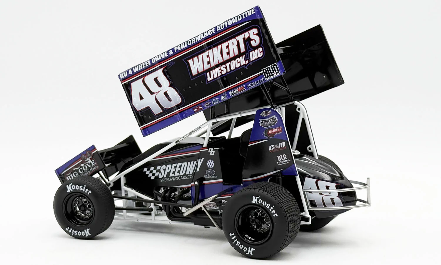 Danny Dietrich 2025 Weikert's Livestock Sprint Car 1:18 Diecast - Image 2