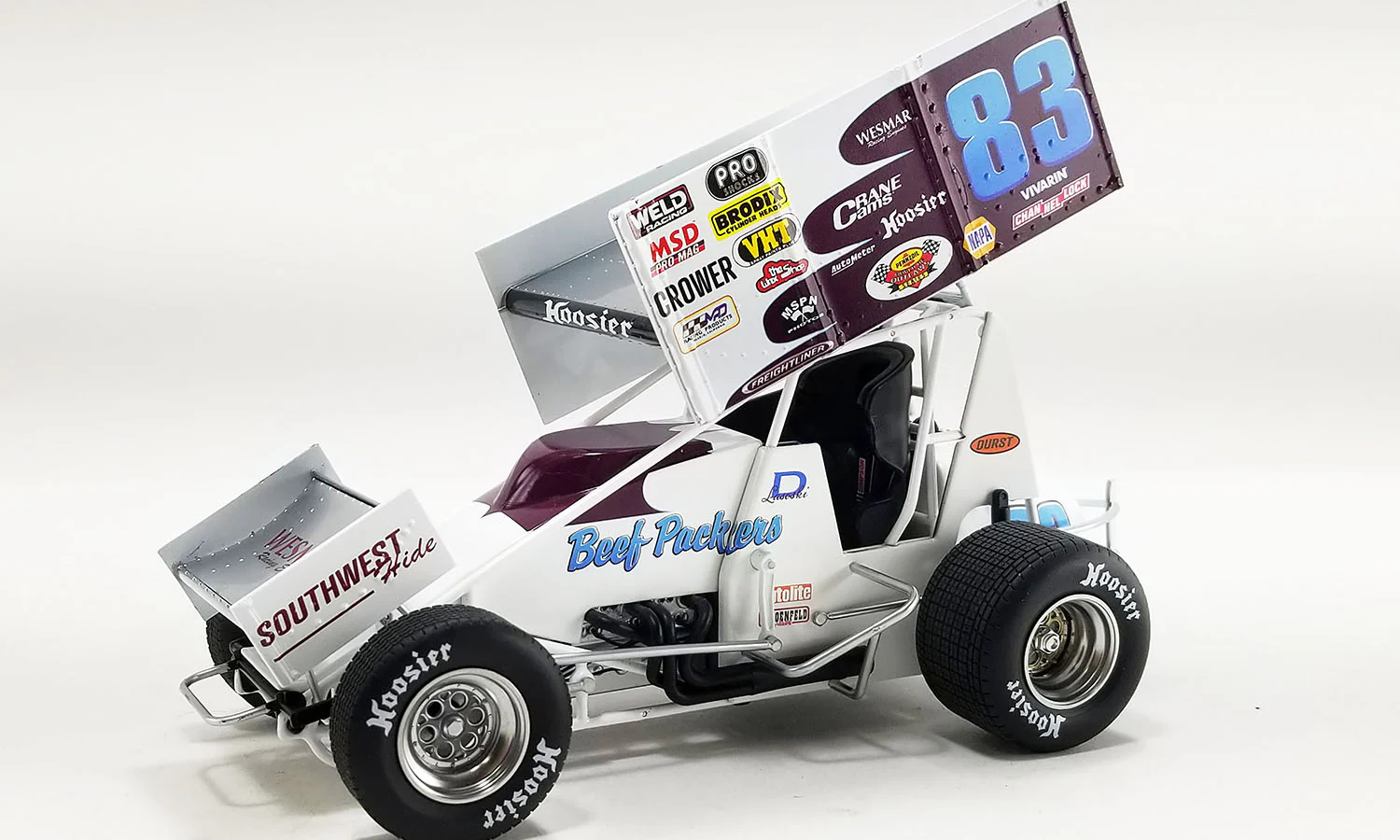 Danny Lasoski #83 Beef Packers Outlaw Legends Sprint Car 1:18 Diecast