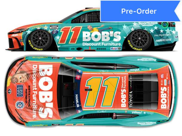 Denny Hamlin 2026 Bob's Discount Furniture Patriotic 1:24 Diecast *PREORDER*