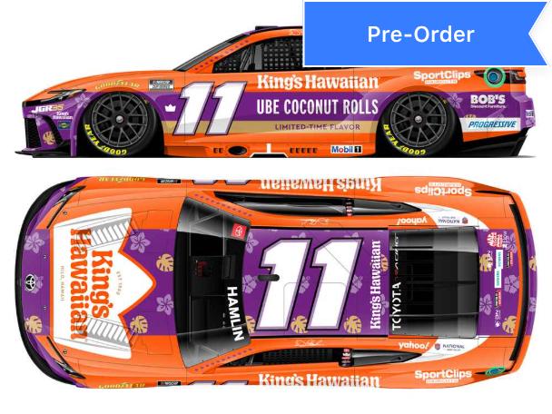 Denny Hamlin 2026 King's Hawaiian Coconut Rolls 1:64 Diecast
