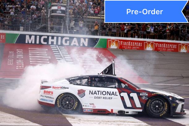 Denny Hamlin 2026 National Debt Relief Michigan Race Win 1:24 Diecast *PREORDER* - Image 2