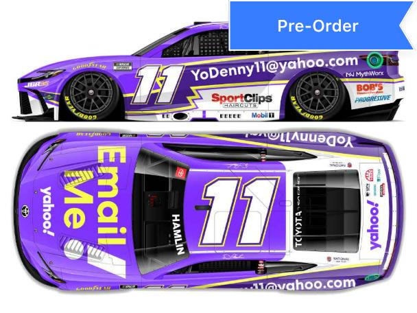 Denny Hamlin 2026 Yahoo! Email Me 1:64 Diecast *PREORDER*