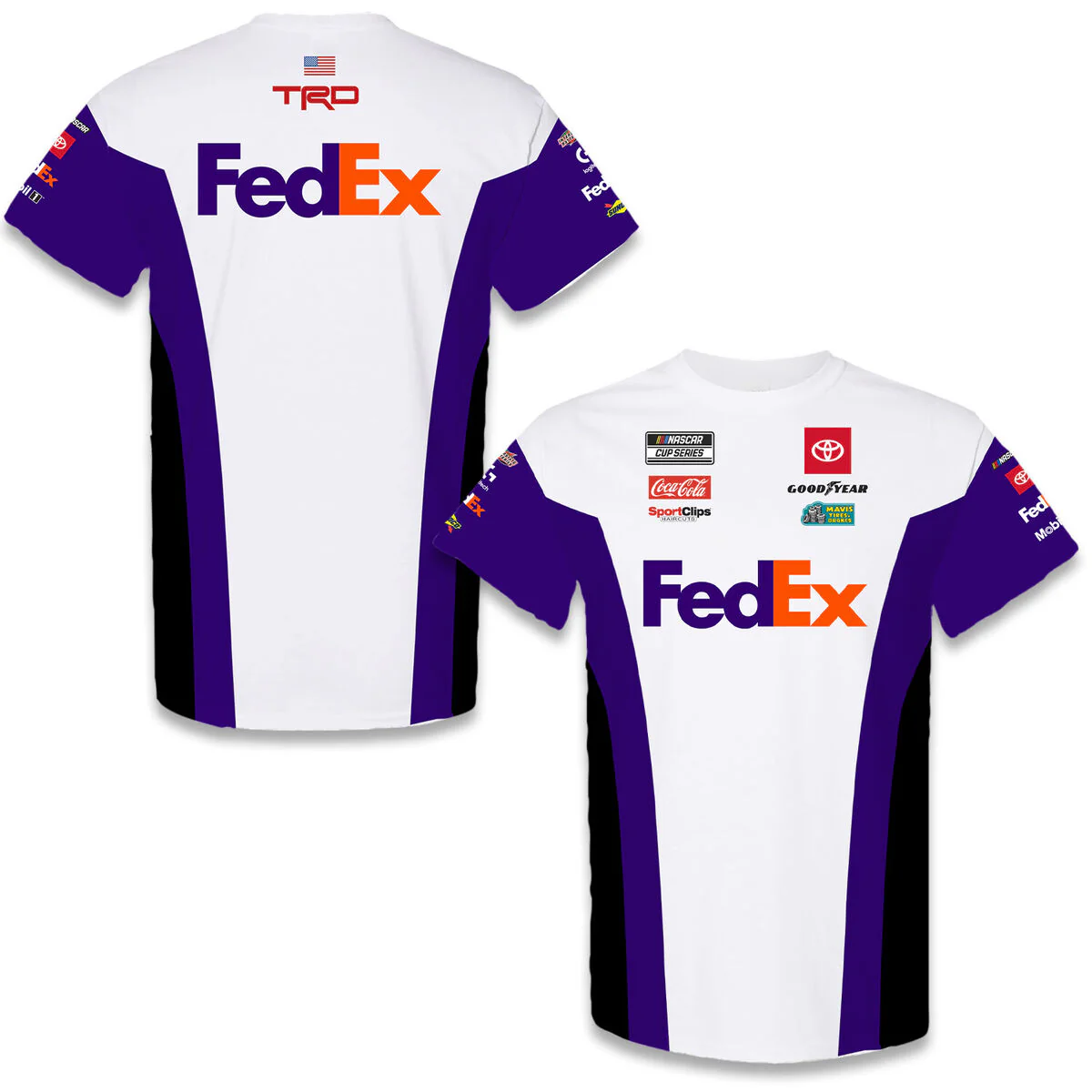 Denny Hamlin FedEx Sublimated Uniform Pit Crew T-Shirt