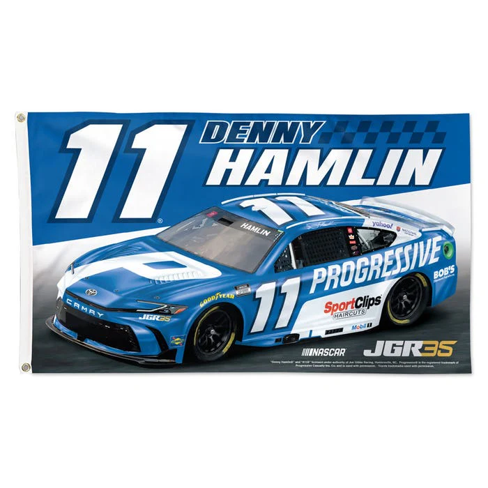 Denny Hamlin Progressive Deluxe 3x5 Flag