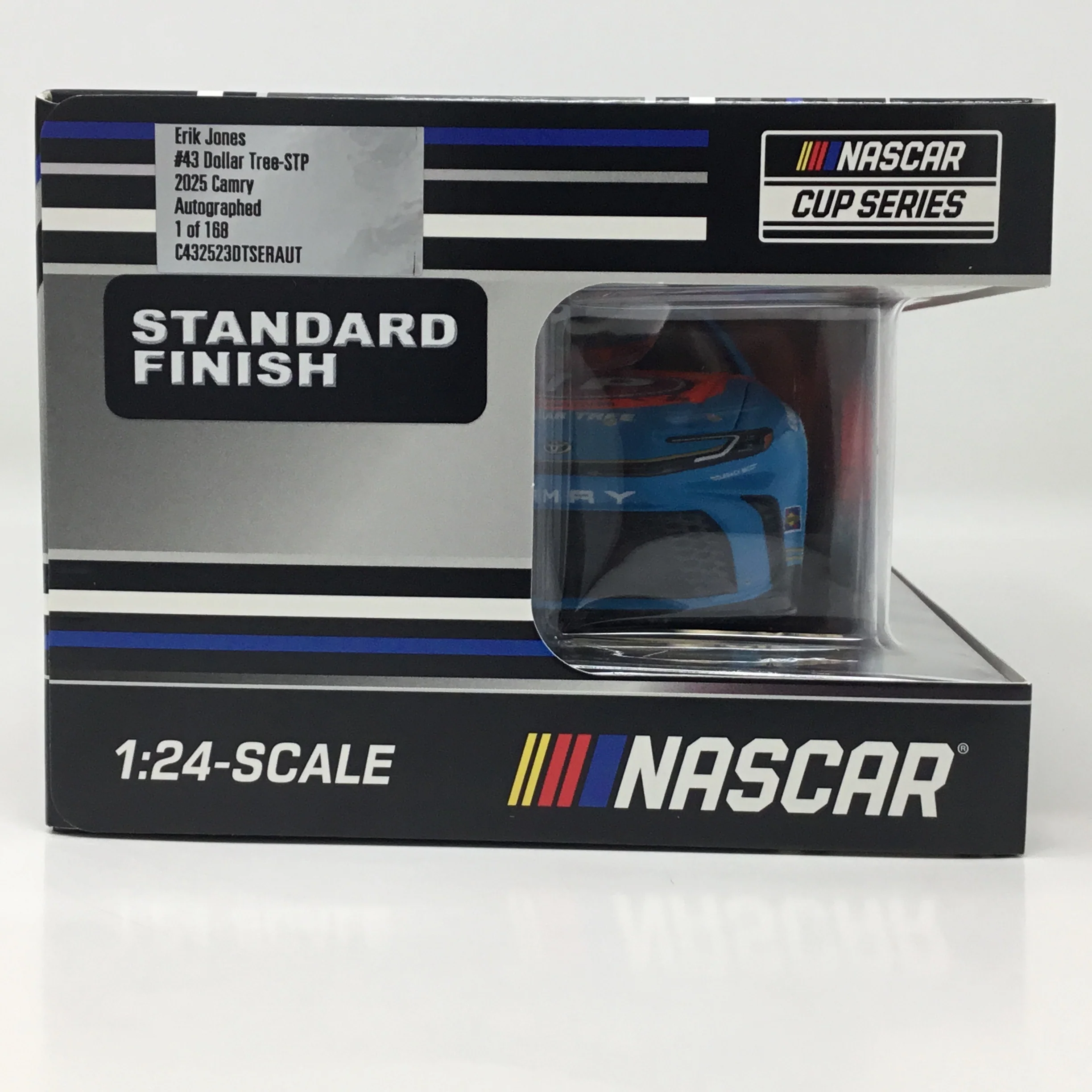 Erik Jones 2025 Dollar Tree / STP Autographed 1:24 Diecast - Image 6