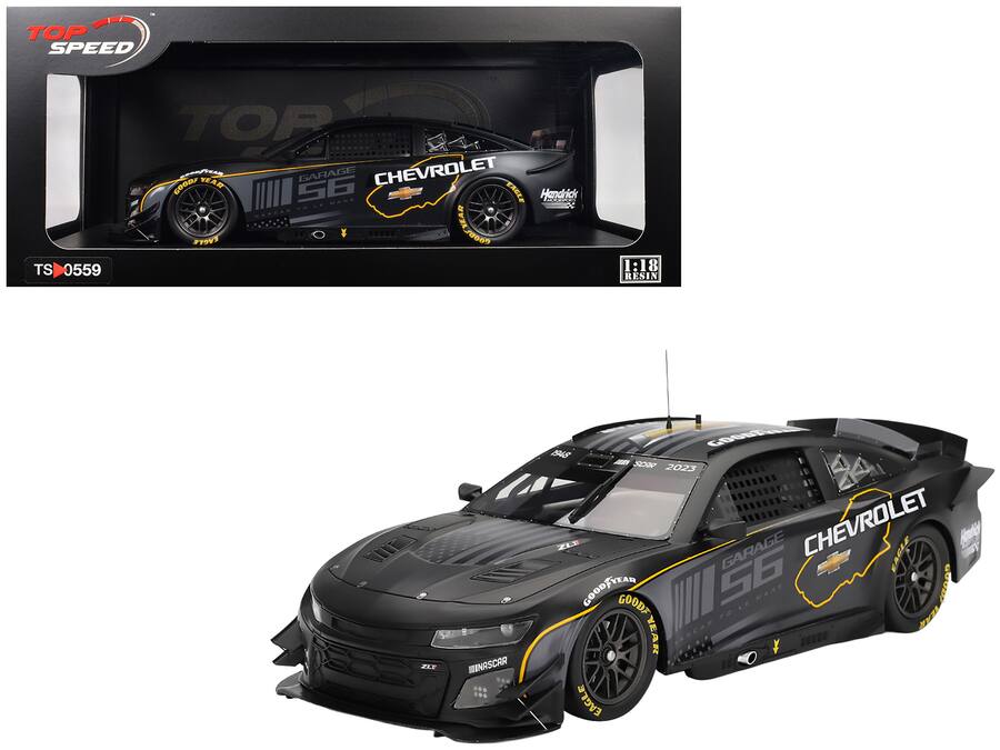 Garage 56 Hendrick Motorsports #24 Chevrolet Camaro ZL1 Test Car - 24 Hours of Le Mans 1:18 Resin Model