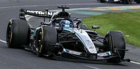 George Russell 2026 Mercedes-AMG Petronas Australian GP Win 1:64 F1 Resin Model *PREORDER*