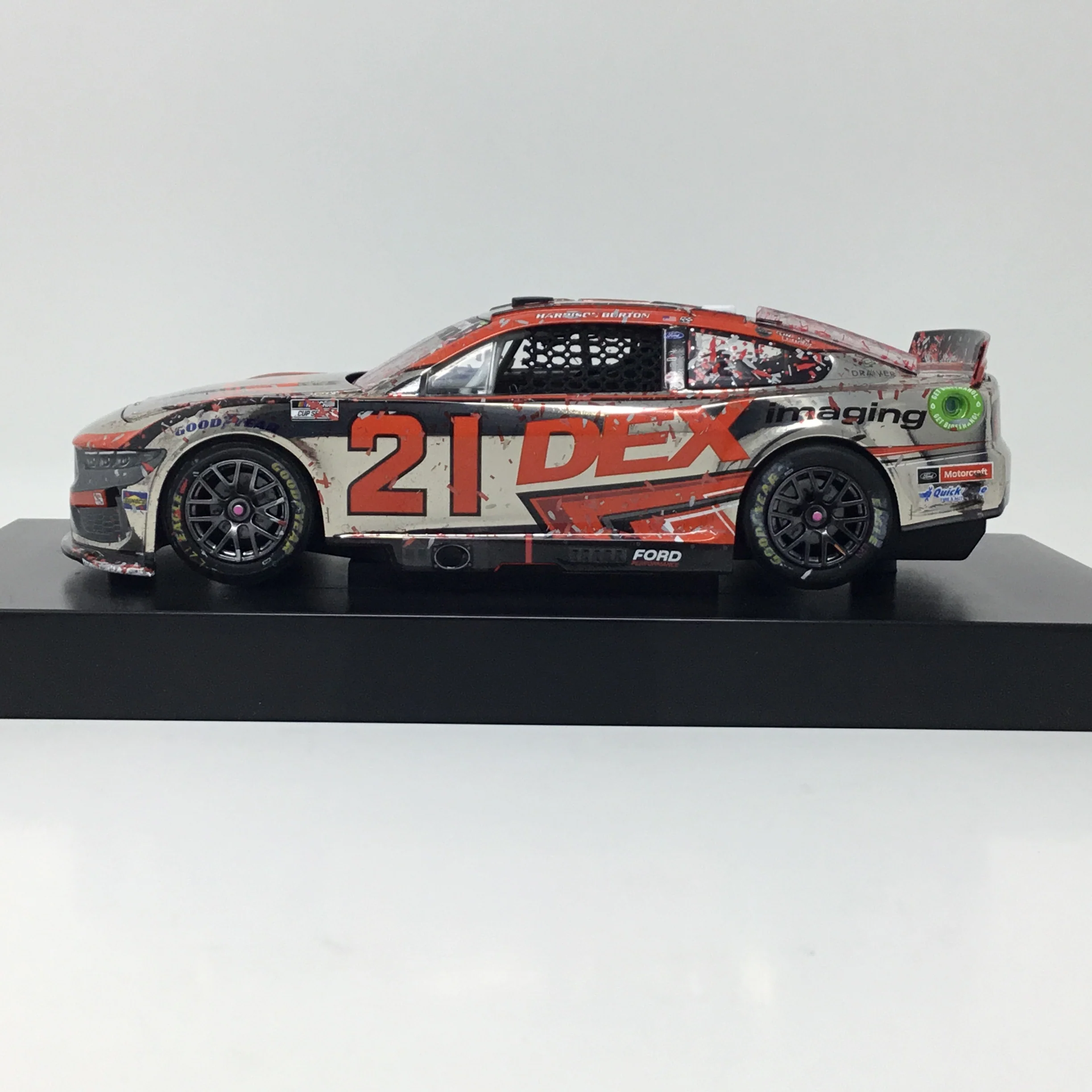 Harrison Burton 2024 Dex Imaging Daytona Race Win 1:24 Color Chrome Diecast - Image 2
