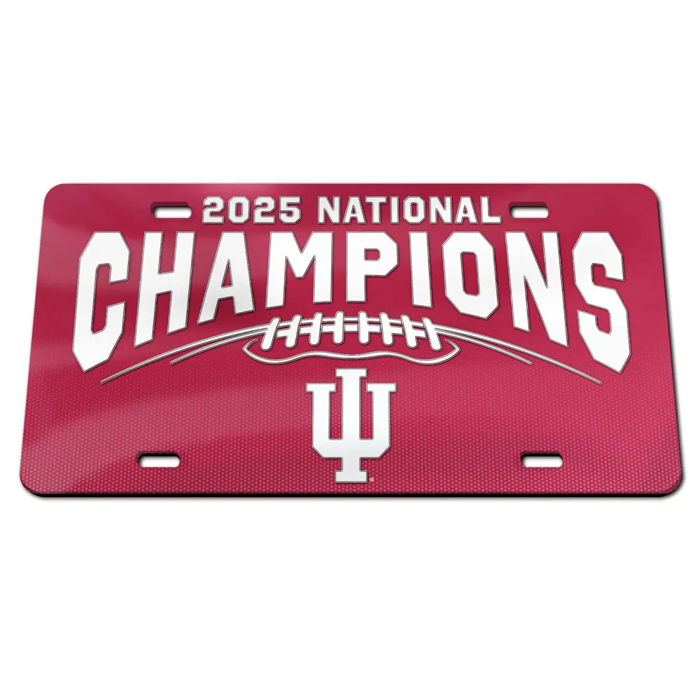 Indiana Hoosiers BCS National Football Championship Acrylic License Plate