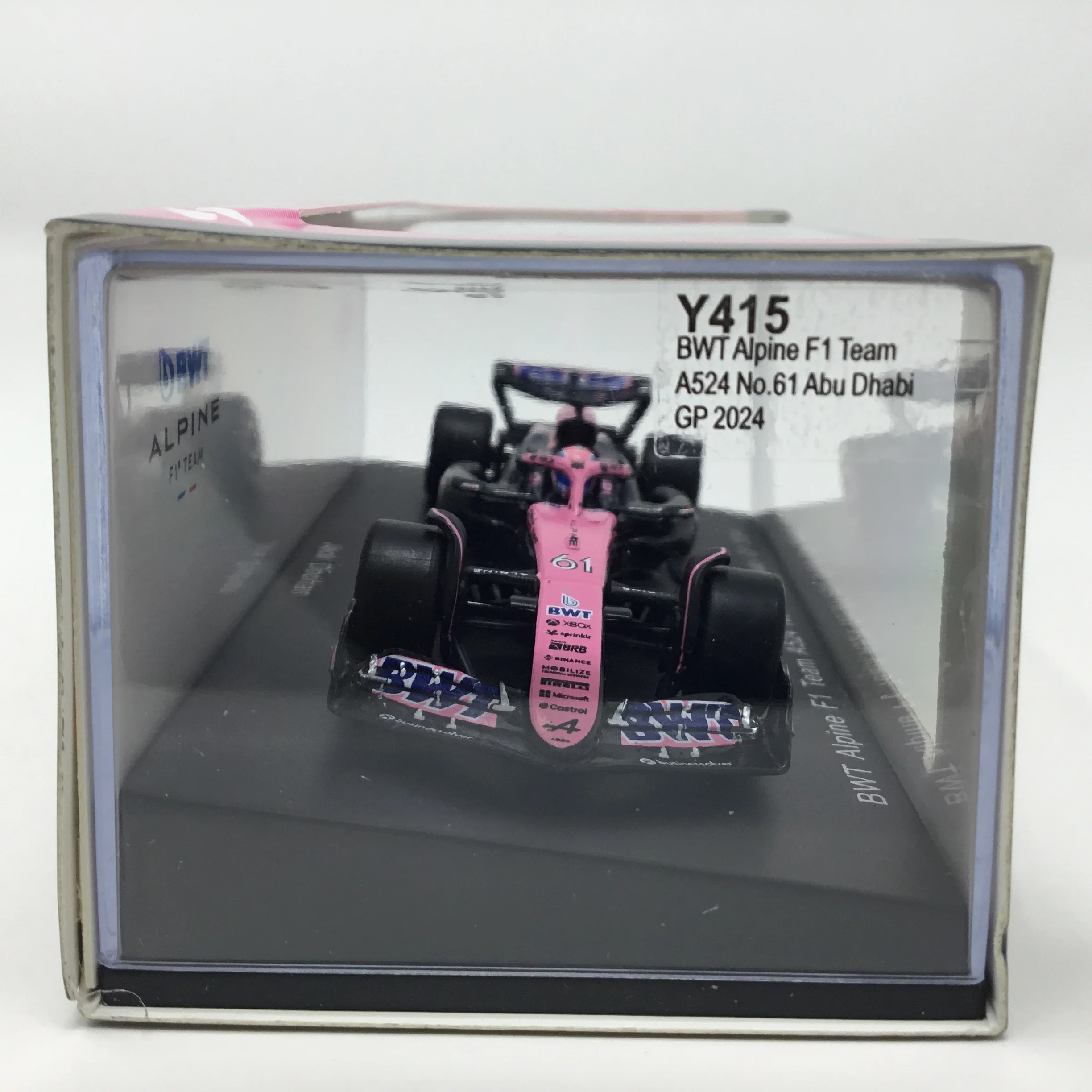 Jack Doohan BWT Alpine A524 2024 Abu Dhabi GP Spark F1 1:64 Diecast - Image 2