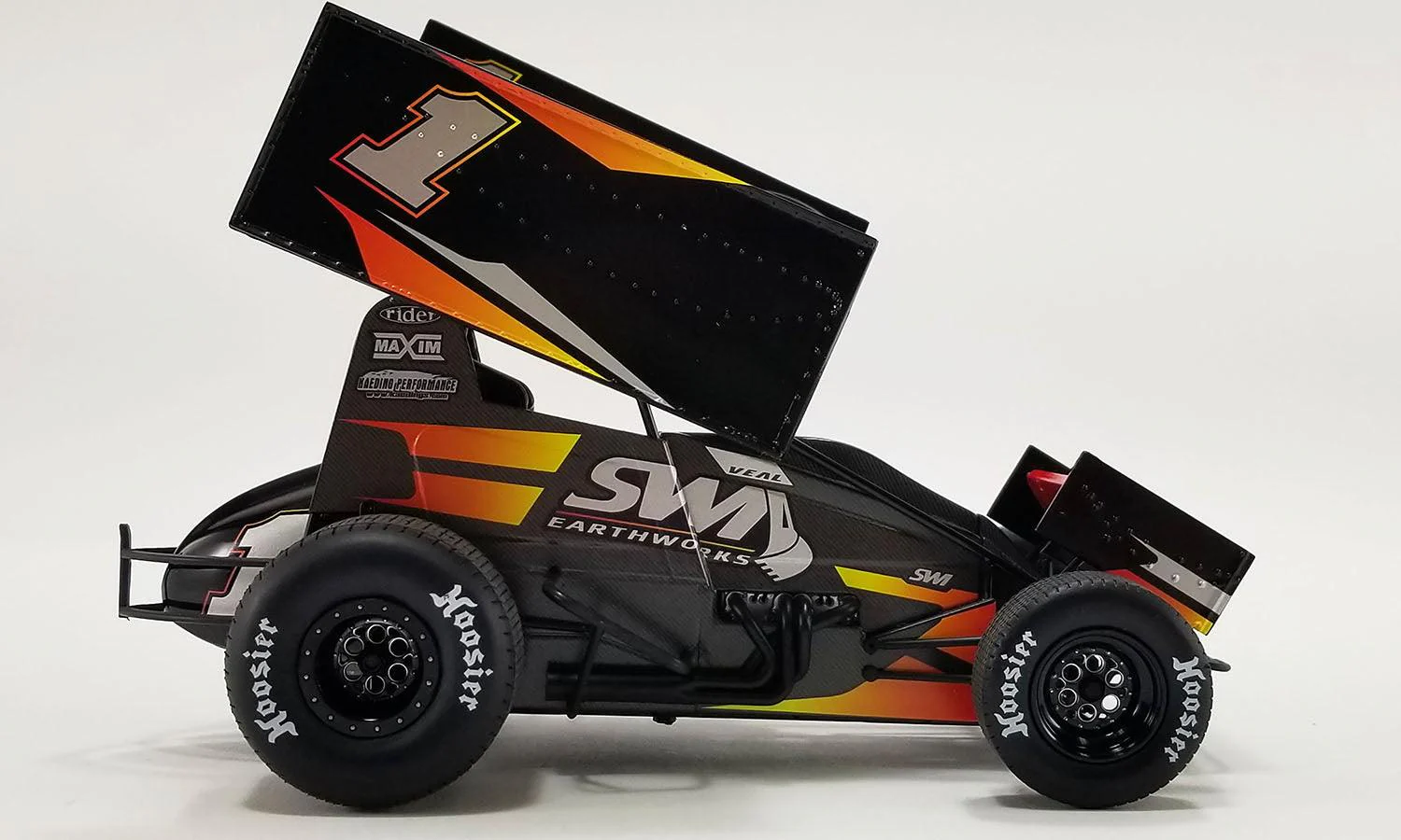 Jamie Veal 2022 SWI Earthworks 1:18 Sprint Car Diecast - Image 3